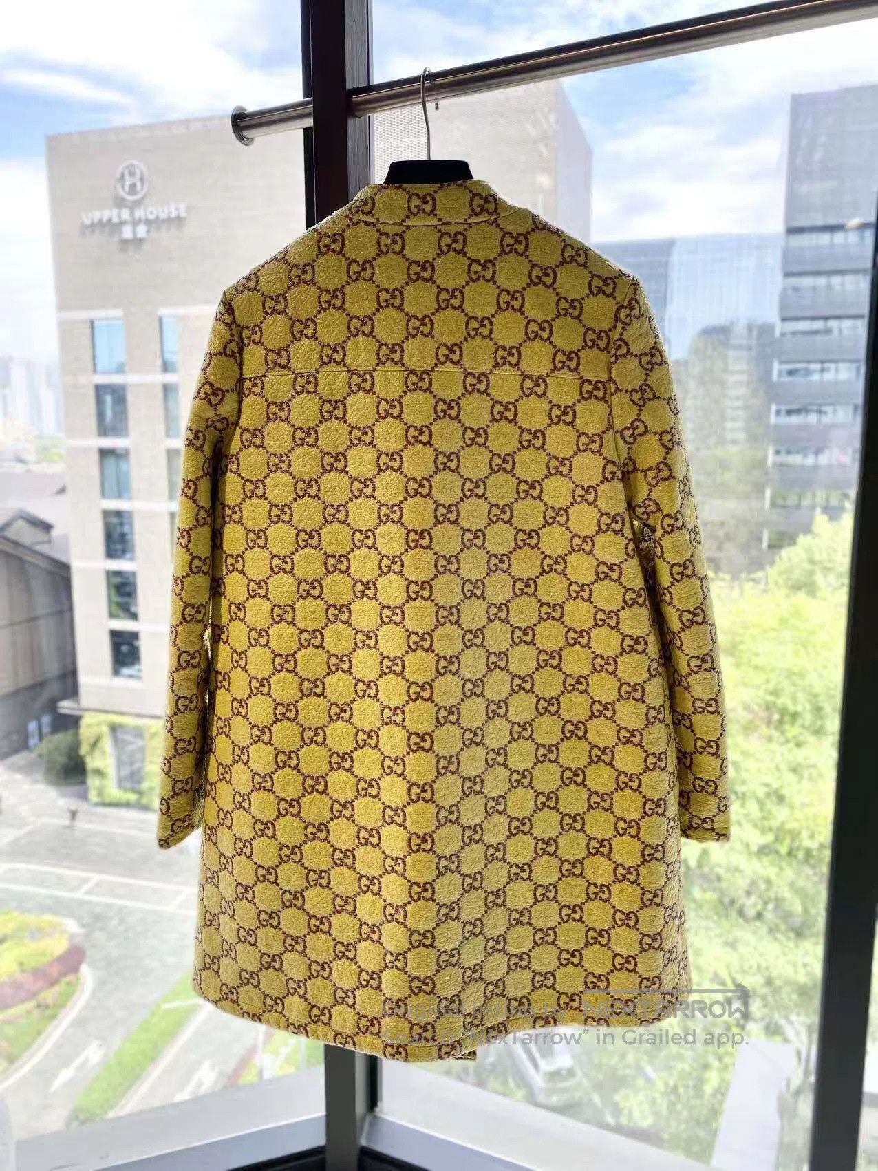Gucci Guicci Presbyon full print double G brushed rubber coat ja Size XXS / US 00 / IT 34 - 3 Thumbnail