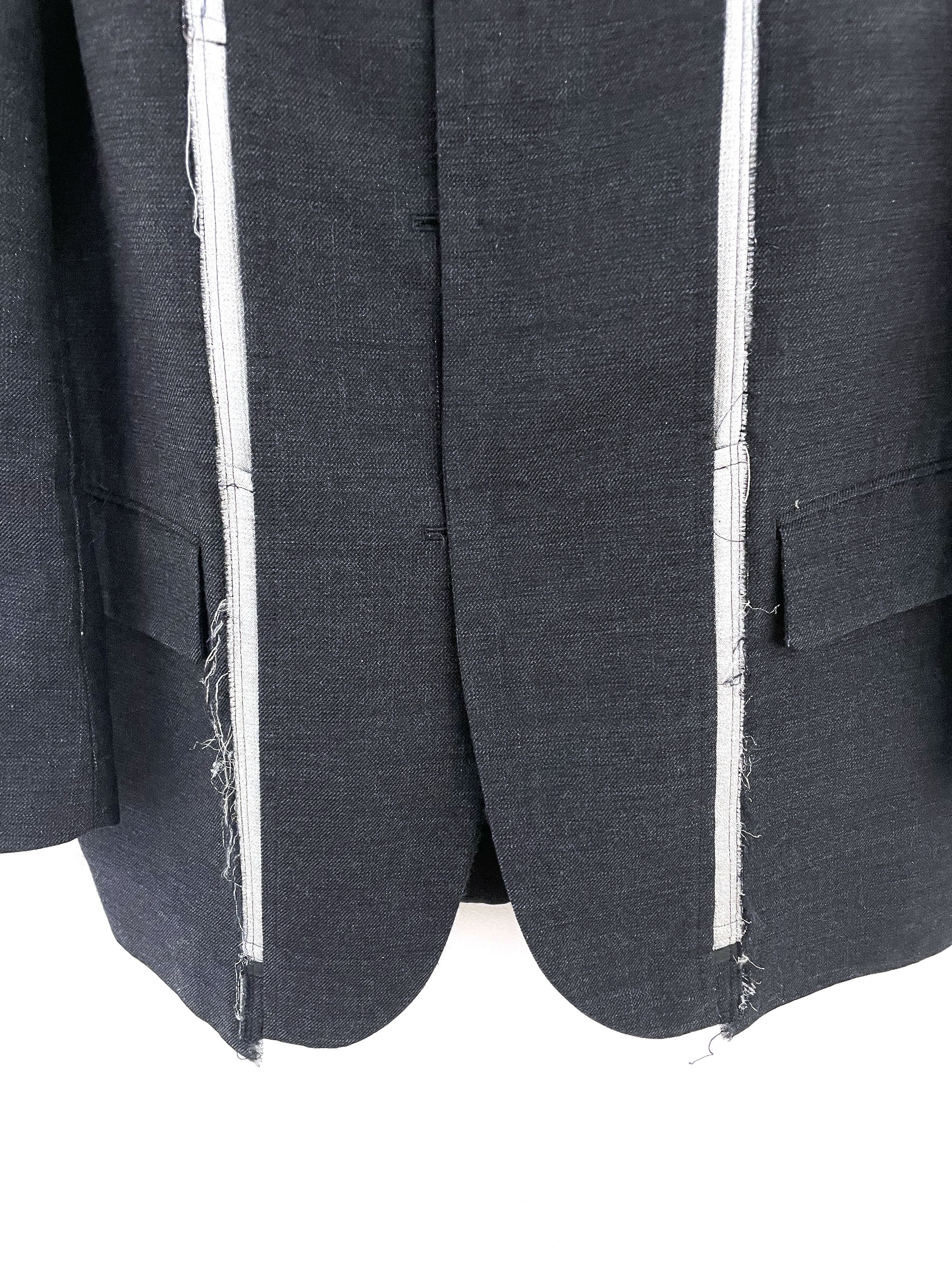 Comme des Garcons Homme 2002 Silver Thread Blazer Size US L / EU 52-54 / 3 - 6 Thumbnail