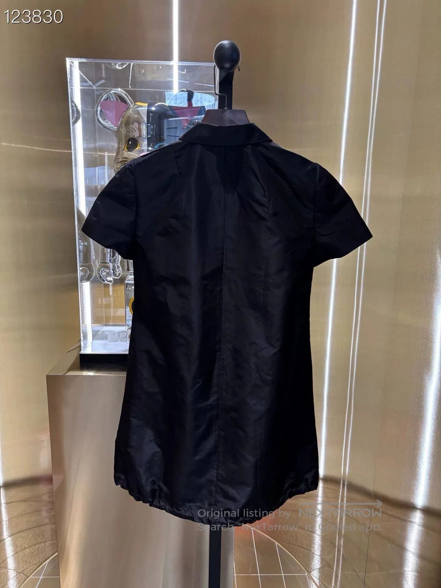 Prada Prada Black Nylon Dress. Size M / US 6-8 / IT 42-44 - 2 Thumbnail