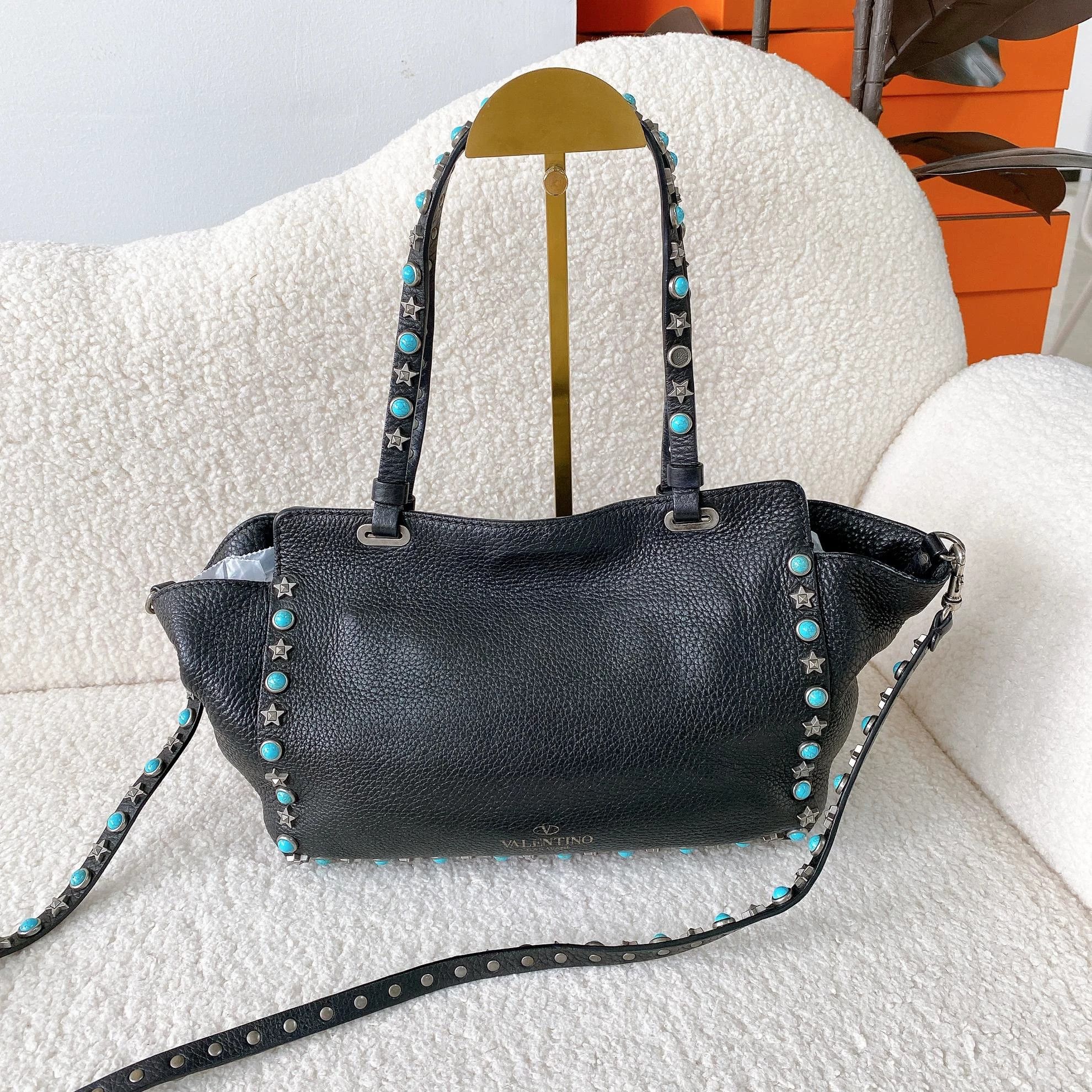 Valentino Valentino Black Handbag/Shoulder Bag Size ONE SIZE - 2 Thumbnail
