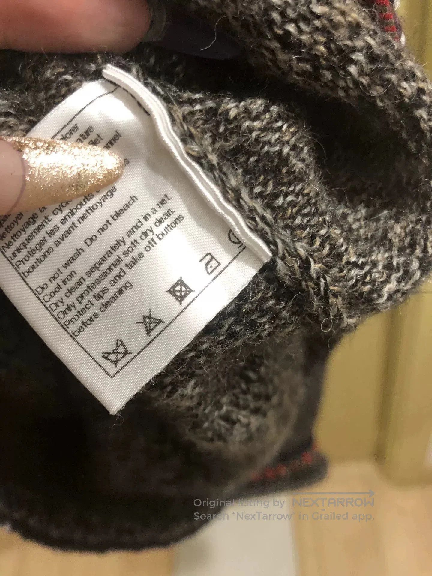 Chanel Chanel Gray Wool Turtleneck Sweater. Size S / US 4 / IT 40 - 3 Thumbnail
