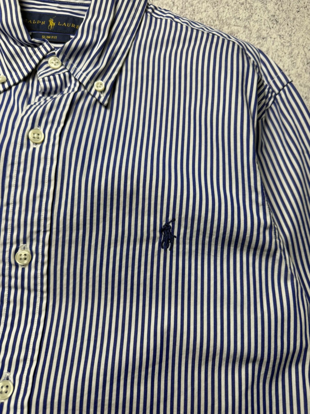 Polo Ralph Lauren Vintage RALPH LAUREN Striped long Sleeved Shirt Rare Size US S / EU 44-46 / 1 - 13 Thumbnail