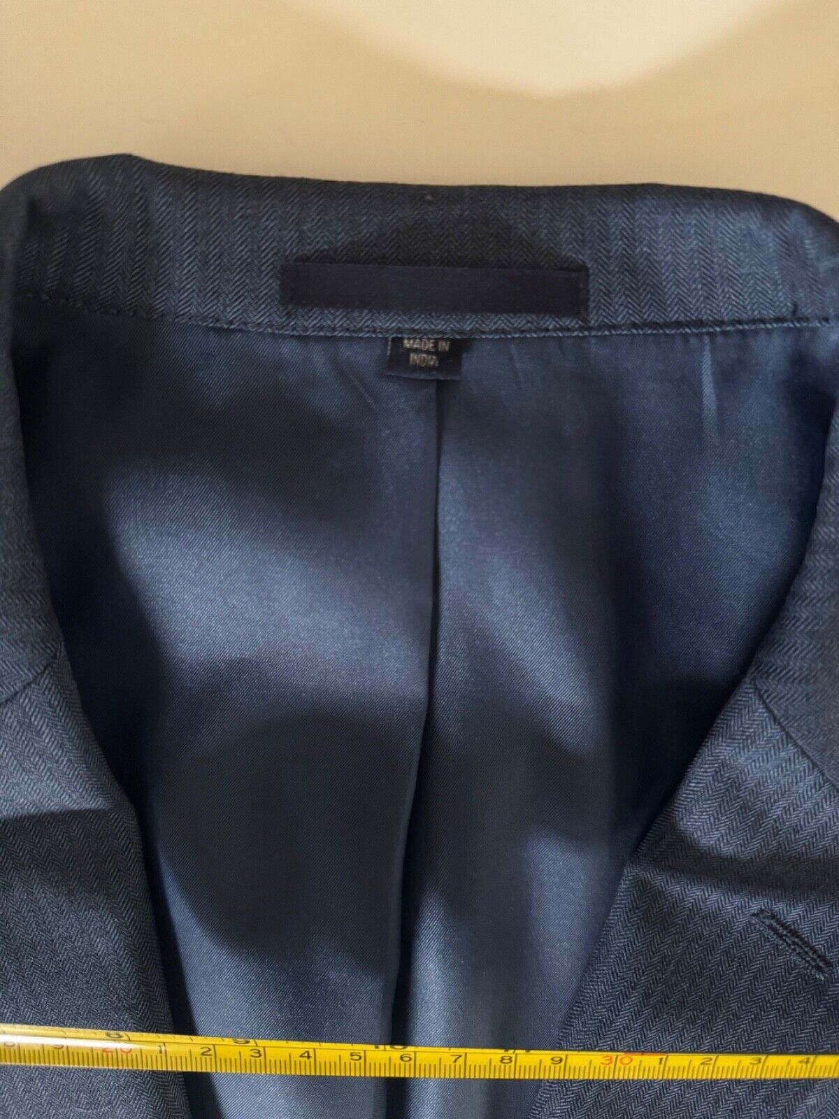 Jos. A. Bank Jos A Bank 1905 Mens 42R Slim Blue Wool Jacket Sport Coat Size 42R - 9 Thumbnail