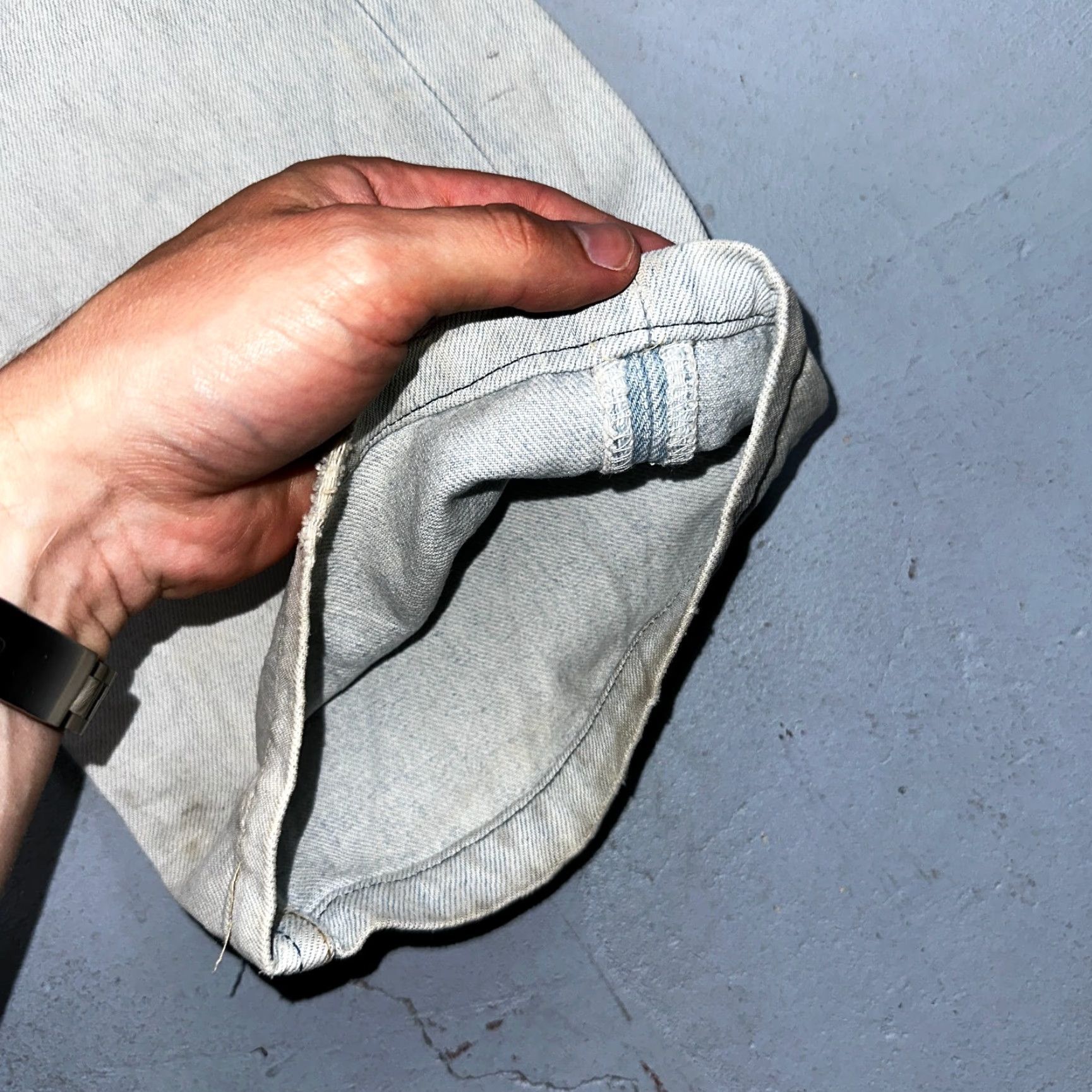 Levi's VINTAGE Levi's 501 Jeans Straight Mens Regular 38 Light Blue 90s UK 501 Series 5-Pocket Denim Size US 38 / EU 54 - 4 Thumbnail