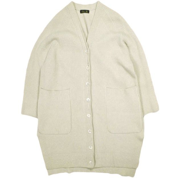 Other Other Drawer 9G Azé Wool Cashmere Long Cardigan Knitwear Others Tops 6515-105-0422 DUTY FREE for USA Size ONE SIZE - 1 Thumbnail