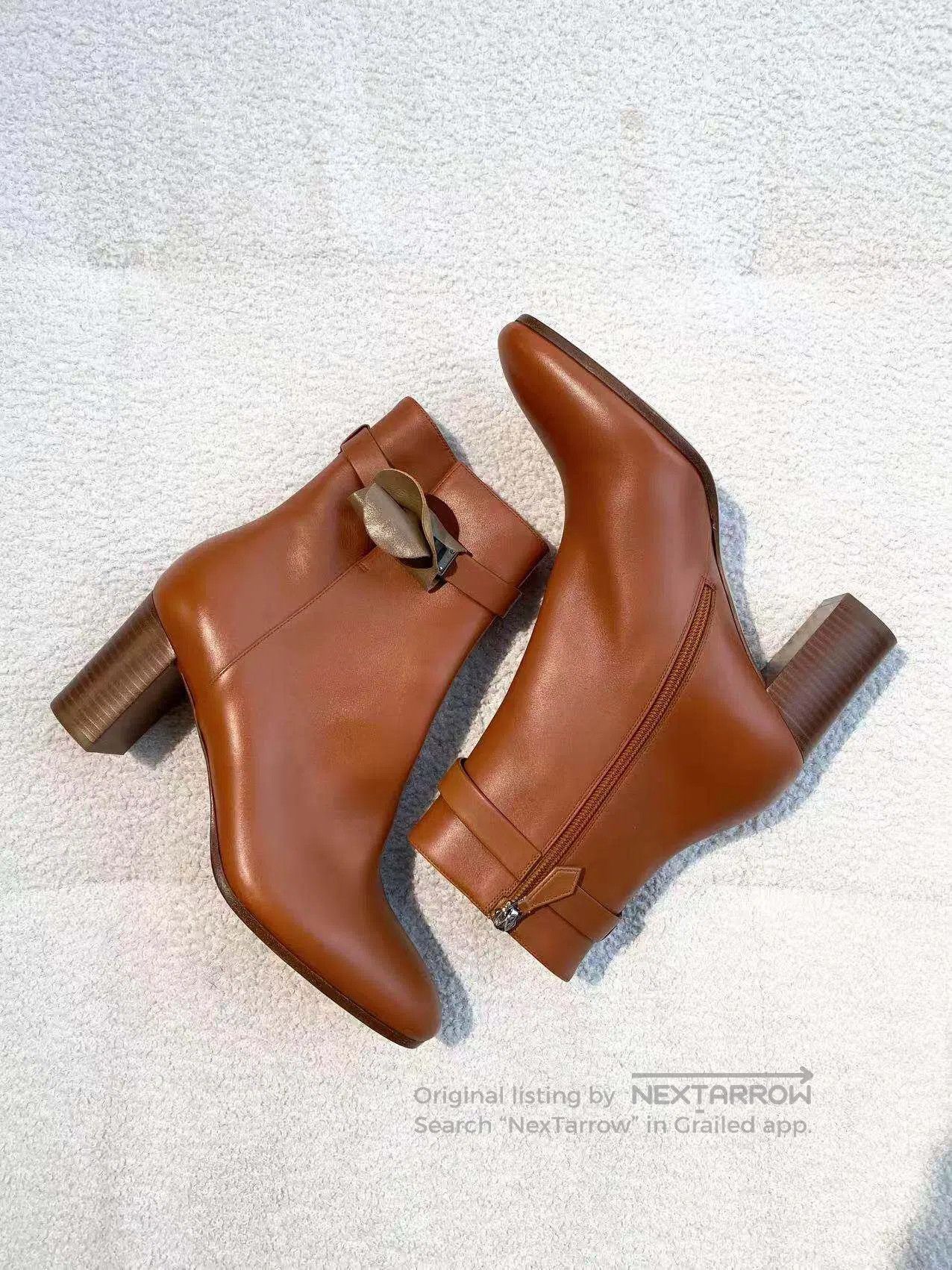 Hermes Hermes Kelly buckle high-heeled ankle boots| Size US 8 / IT 38 - 3 Thumbnail