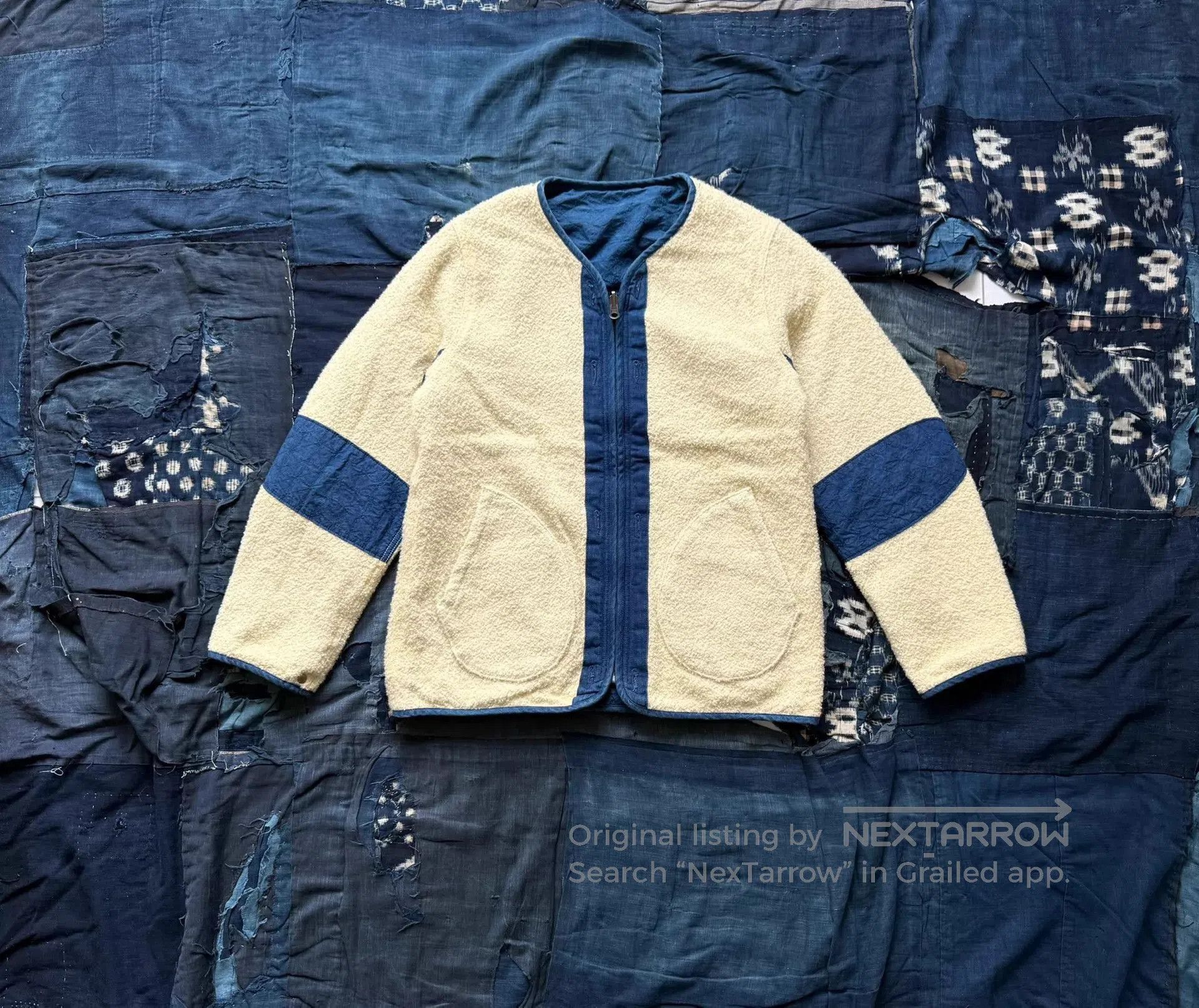 Visvim Blue Zip-Up Light Jacket Size M. Size US M / EU 48-50 / 2 - 4 Thumbnail