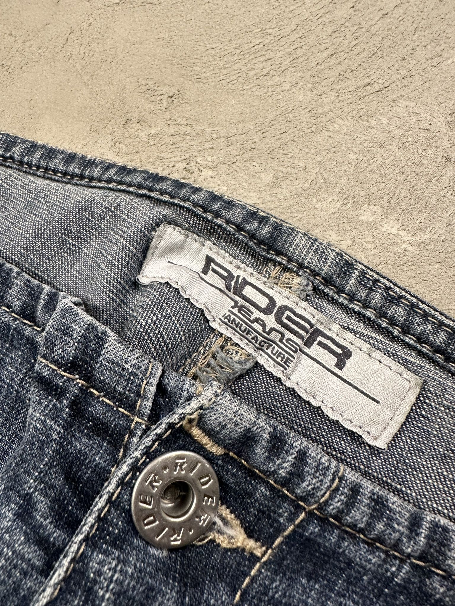 Japanese Brand Vintage Y2k Flaired Japanese Oversized Denim Pants Size US 32 / EU 48 - 10 Thumbnail