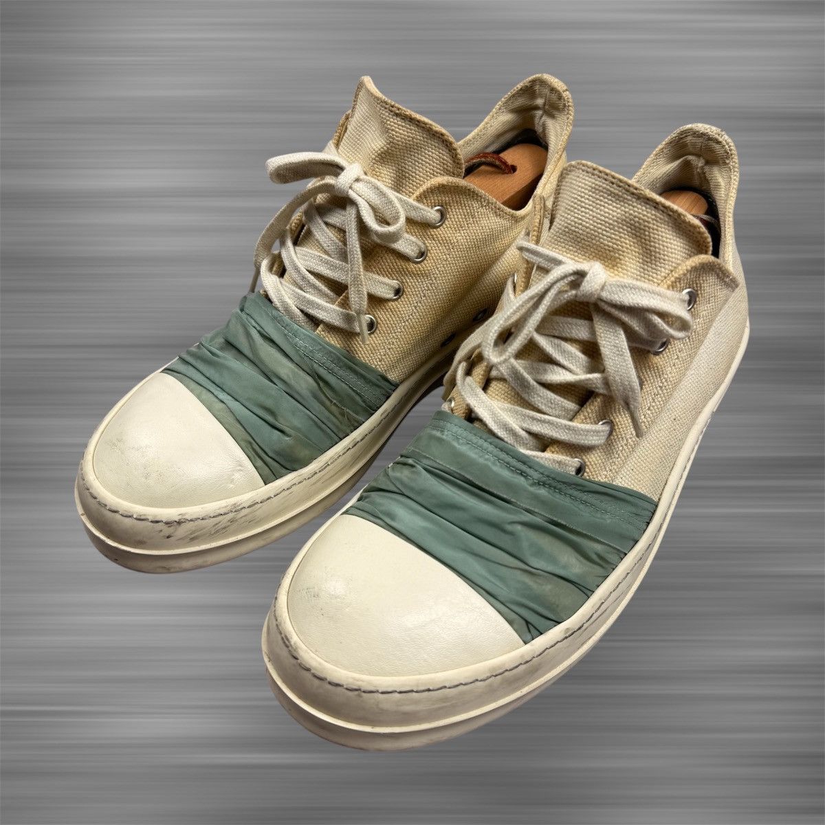 Rick Owens RICK OWENS Low-Top Hustler Ramones Size US 9.5 / EU 42-43 - 1 Thumbnail