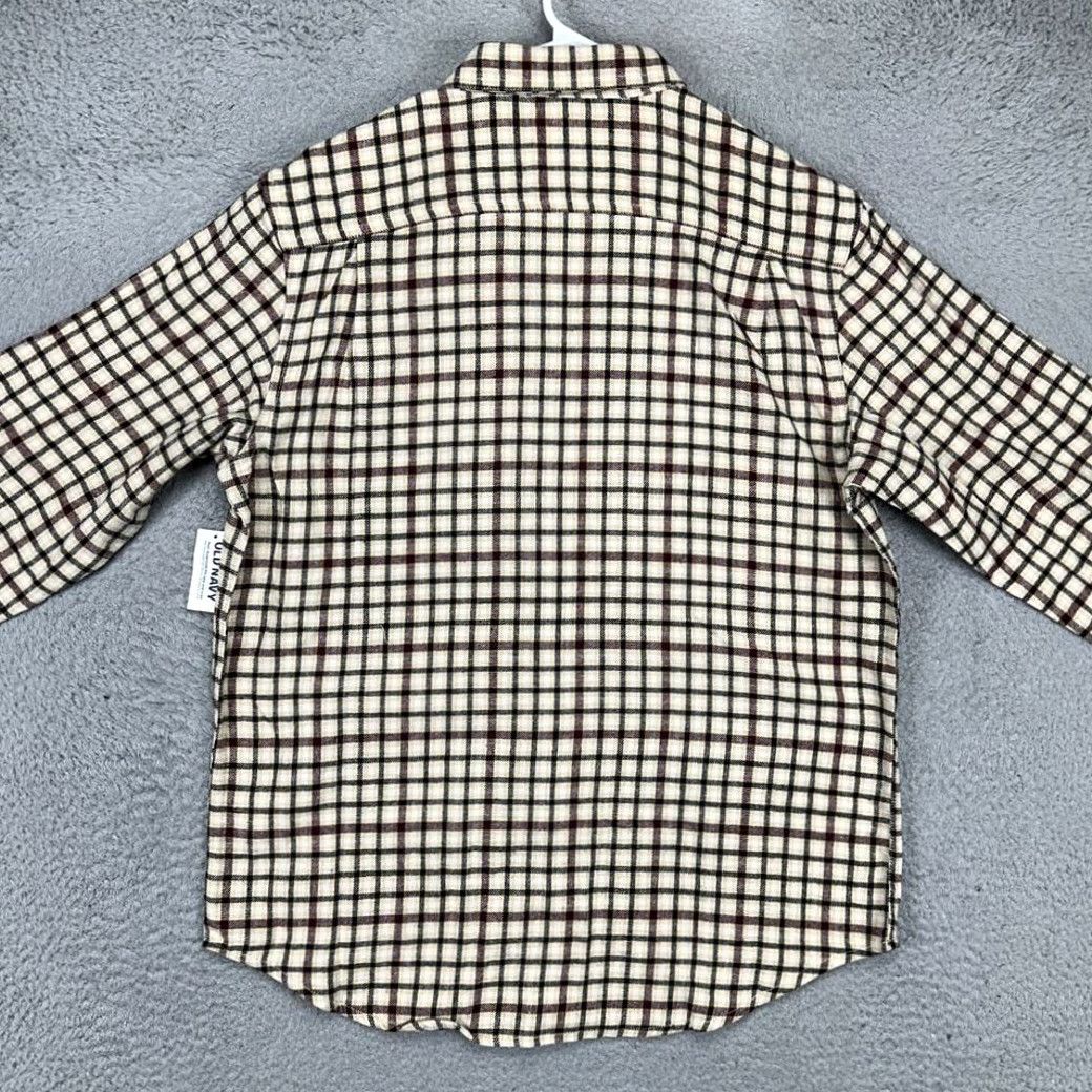 Old Navy VINTAGE Old Navy Flannel Shirt Mens M Tan Plaid Button-Up Size US M / EU 48-50 / 2 - 3 Thumbnail
