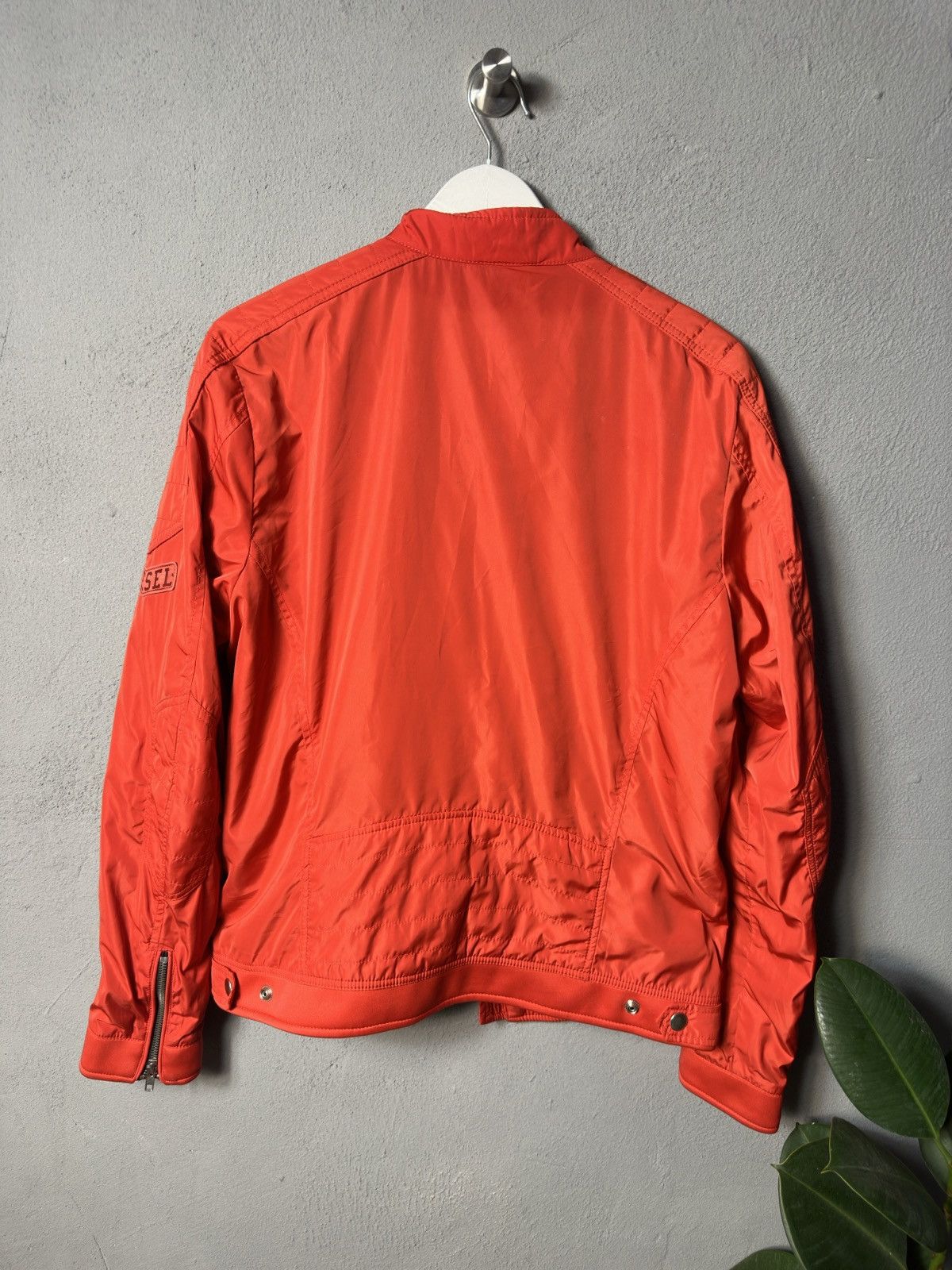 Diesel Diesel Vintage Orange Nylon Jacket Size US L / EU 52-54 / 3 - 9 Thumbnail