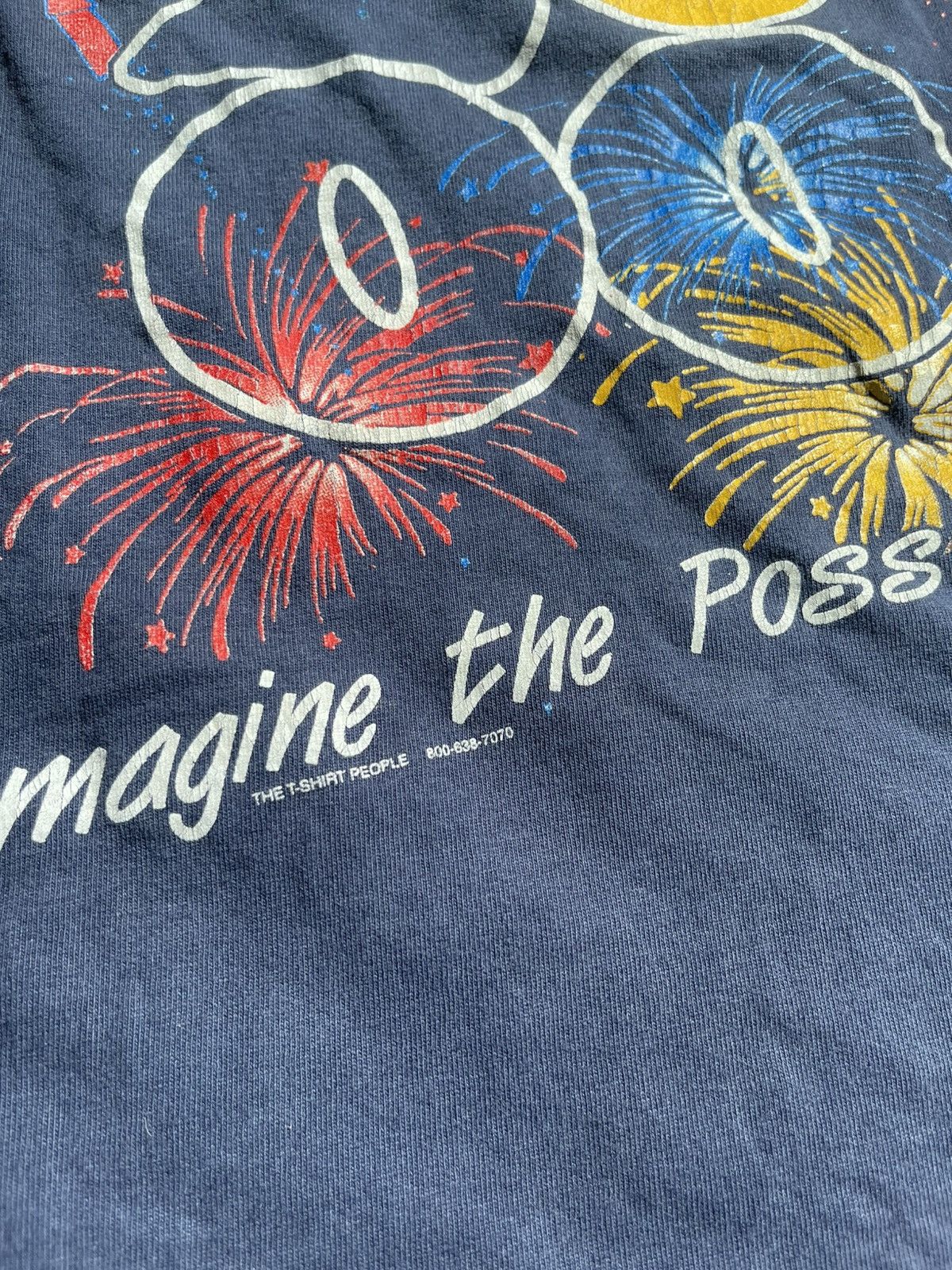 Vintage Vintage 2000 Smiley "Imagine the Possibilities" Y2K Size US L / EU 52-54 / 3 - 5 Thumbnail