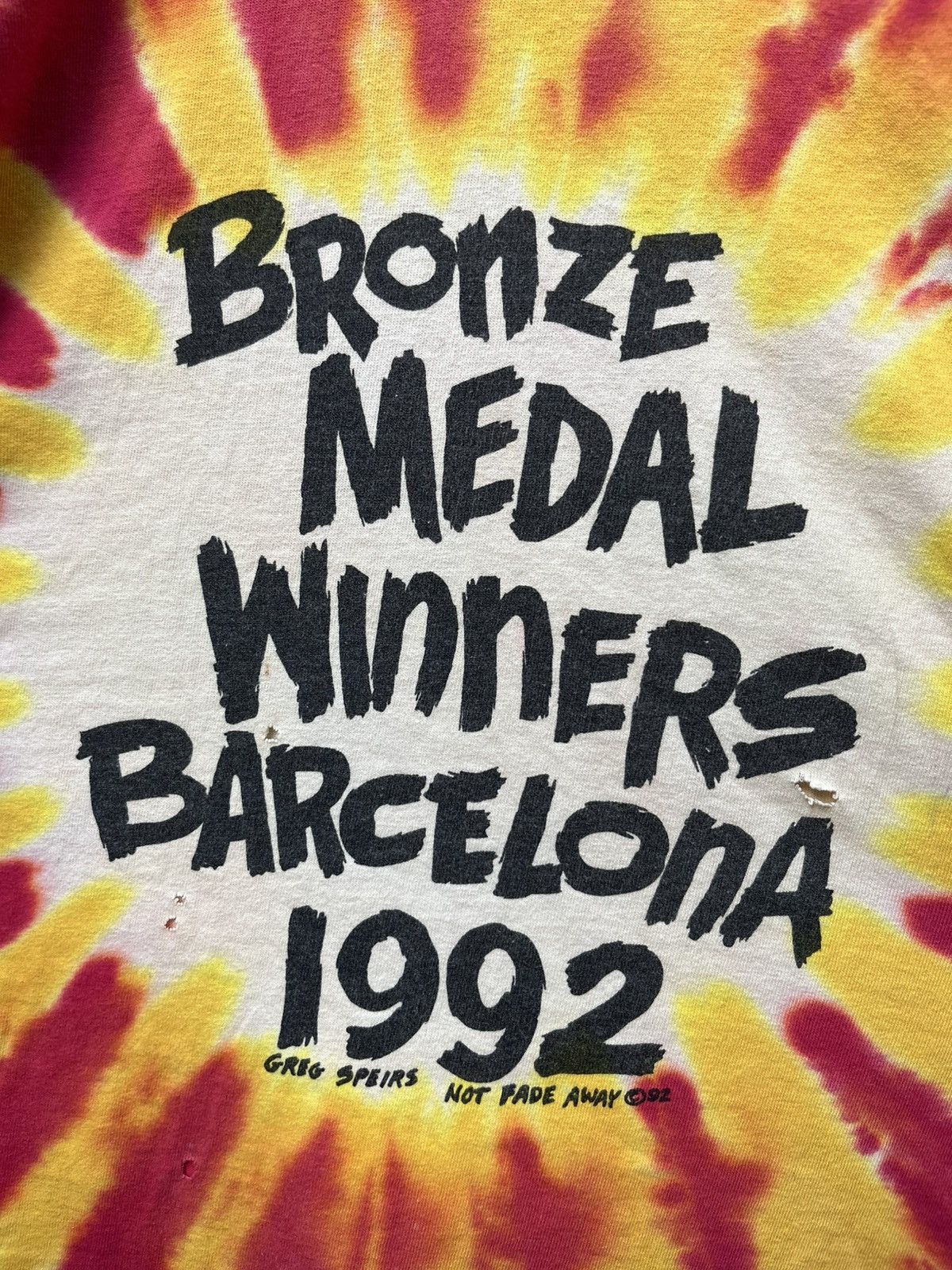 Vintage Vintage 1992 Rare Greatful Dead Lithuania Summer Olympics Size US L / EU 52-54 / 3 - 6 Thumbnail