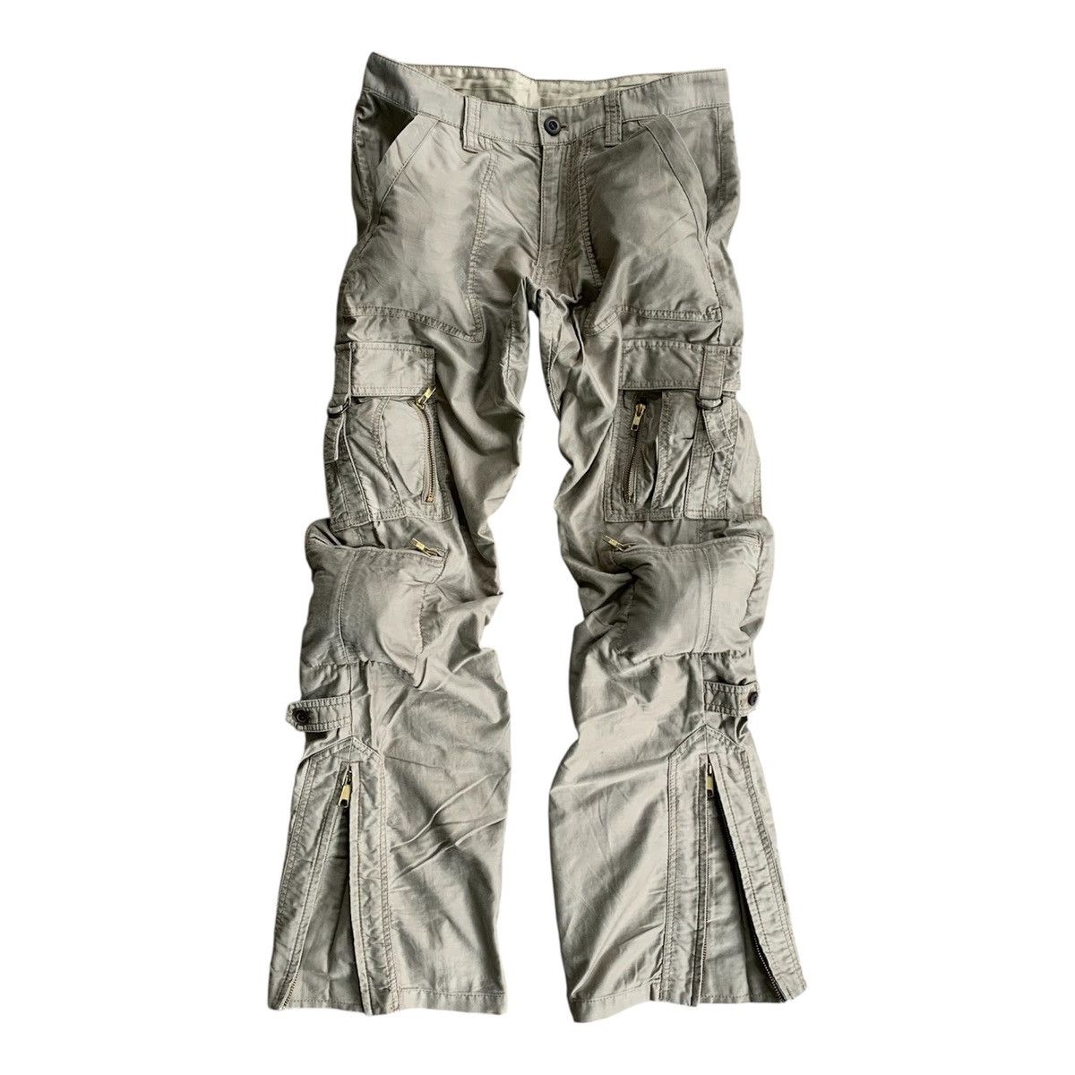 Japanese Brand 💥Crazy Multipocket Abahouse Bondage Style Cargo Pants Size US 31 - 1 Thumbnail