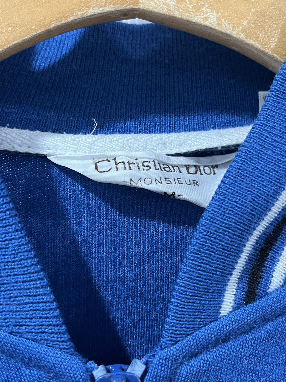Christian Dior Monsieur Vintage Dior Blue Track Jacket Size US M / EU 48-50 / 2 - 5 Thumbnail