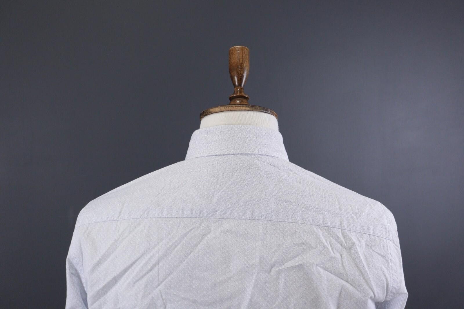 Designer Hackett London Slim Fit Luxury Blue Shirt Size M Size US M / EU 48-50 / 2 - 8 Thumbnail