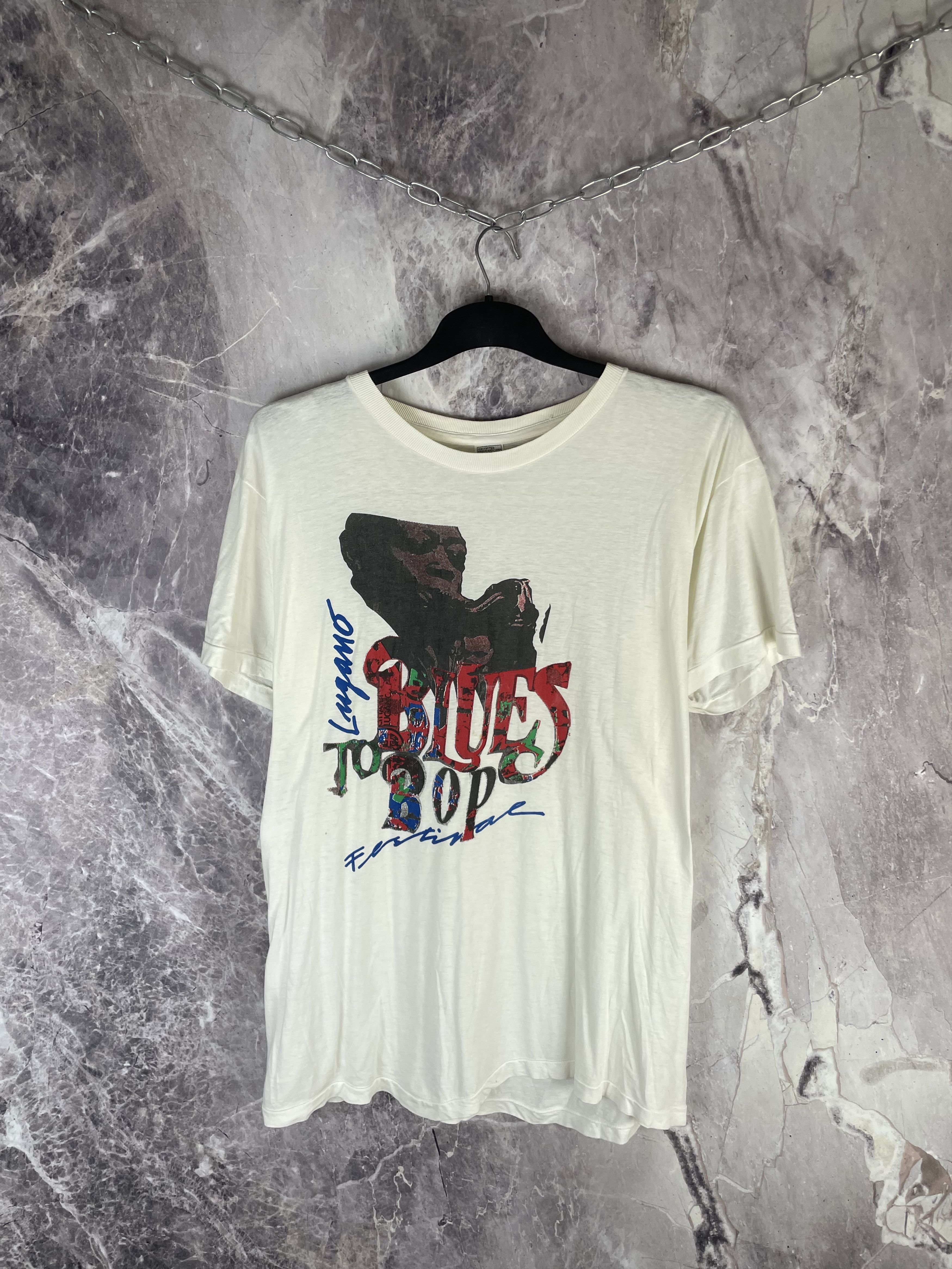 Vintage Vintage 90s Blues To Bop Tee Size US XXL / EU 58 / 5 - 2 Thumbnail