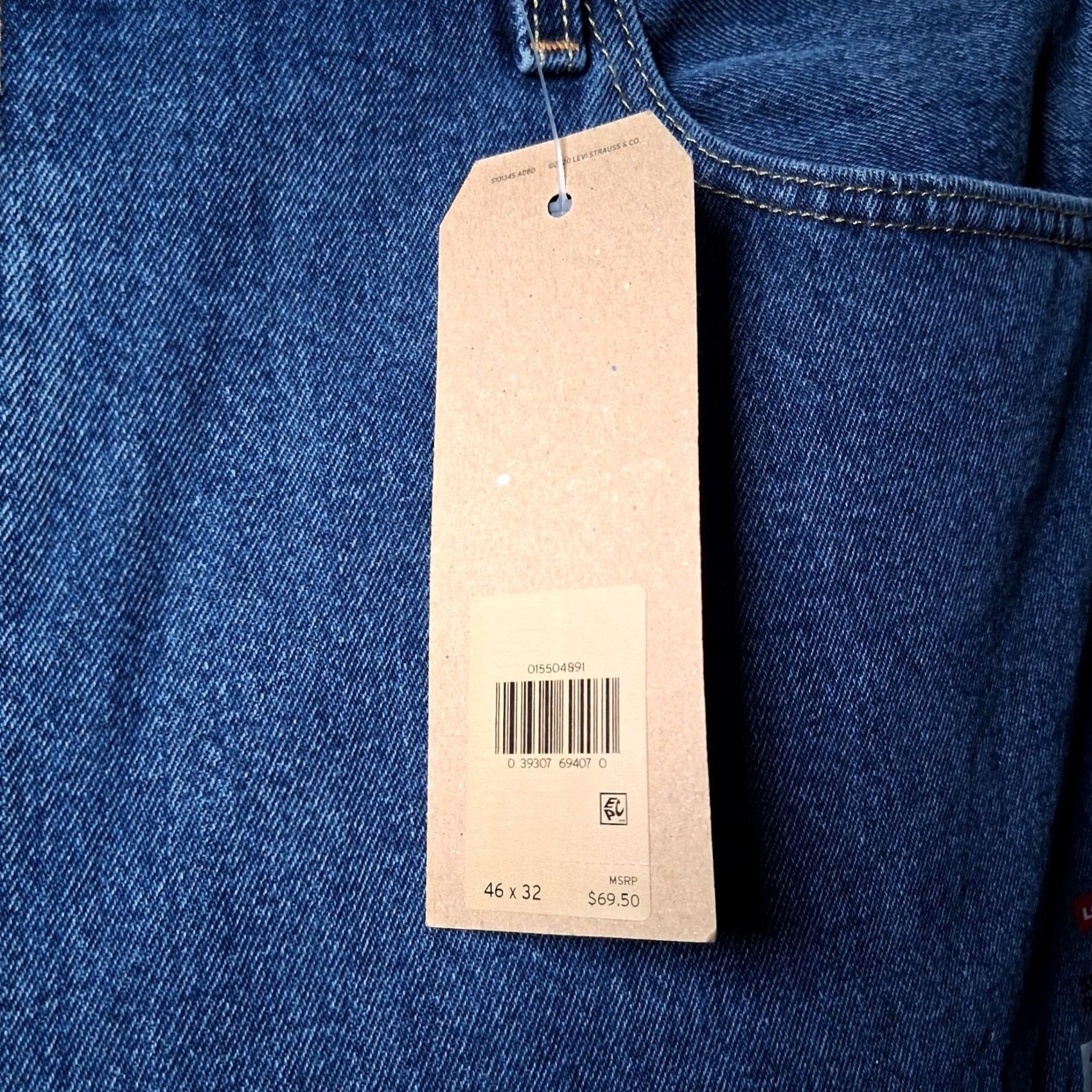 Levi's Levi's 550 Relaxed Jeans Men 46x32 Medium Wash Blue Denim Big And Tall Size US 30 / EU 46 - 4 Thumbnail