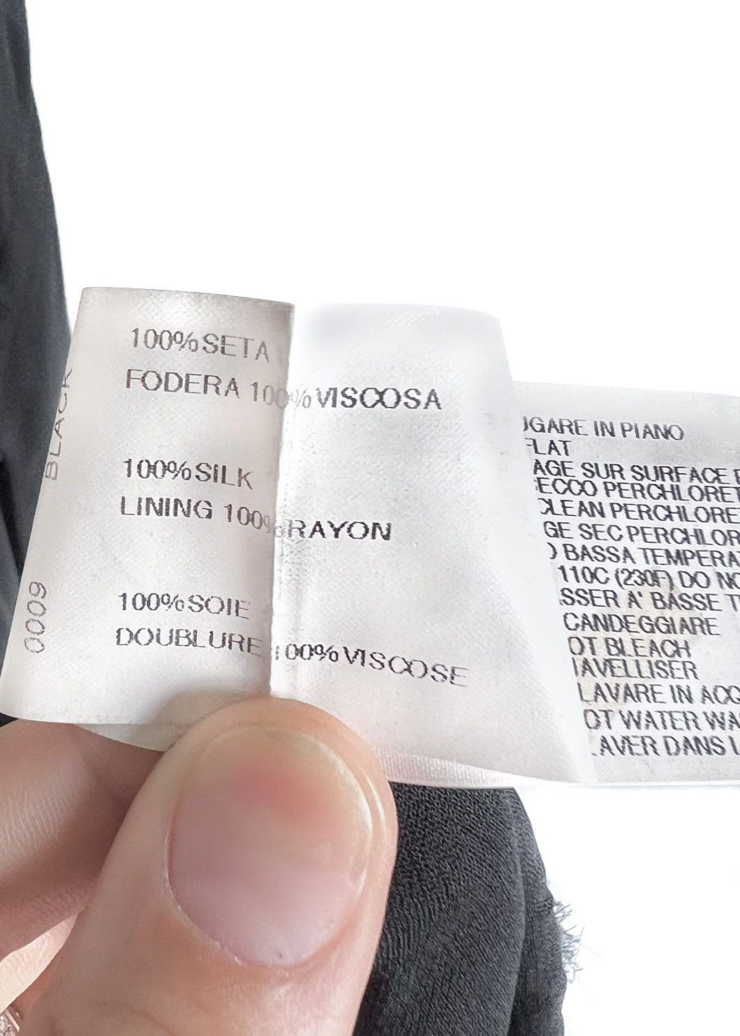 Rick Owens Rick Owens 2009 Crust Black Silk Dress Size S / US 4 / IT 40 - 12 Thumbnail