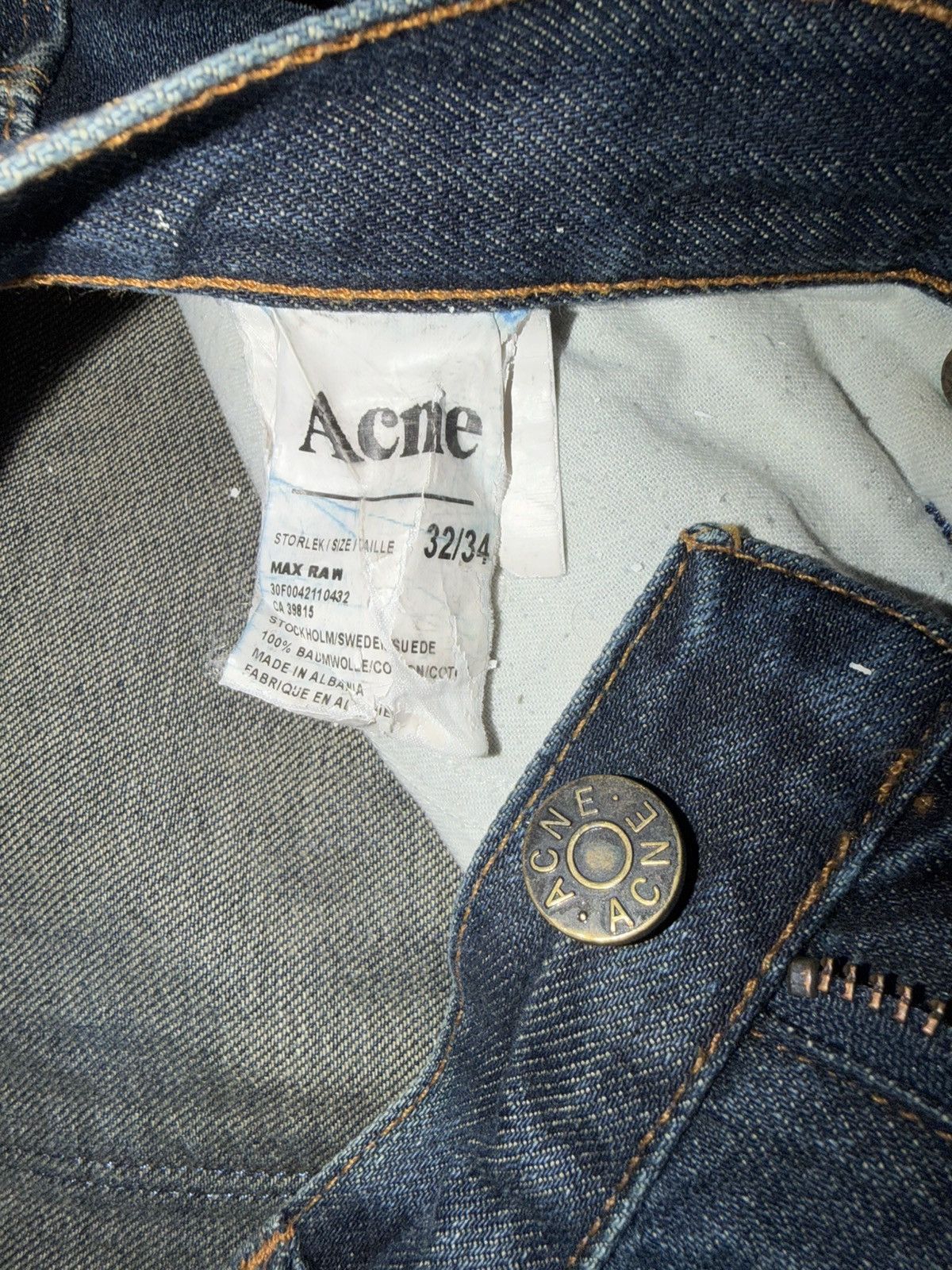Acne Studios Acne Studios Used Denim Jeans Size US 32 / EU 48 - 4 Thumbnail