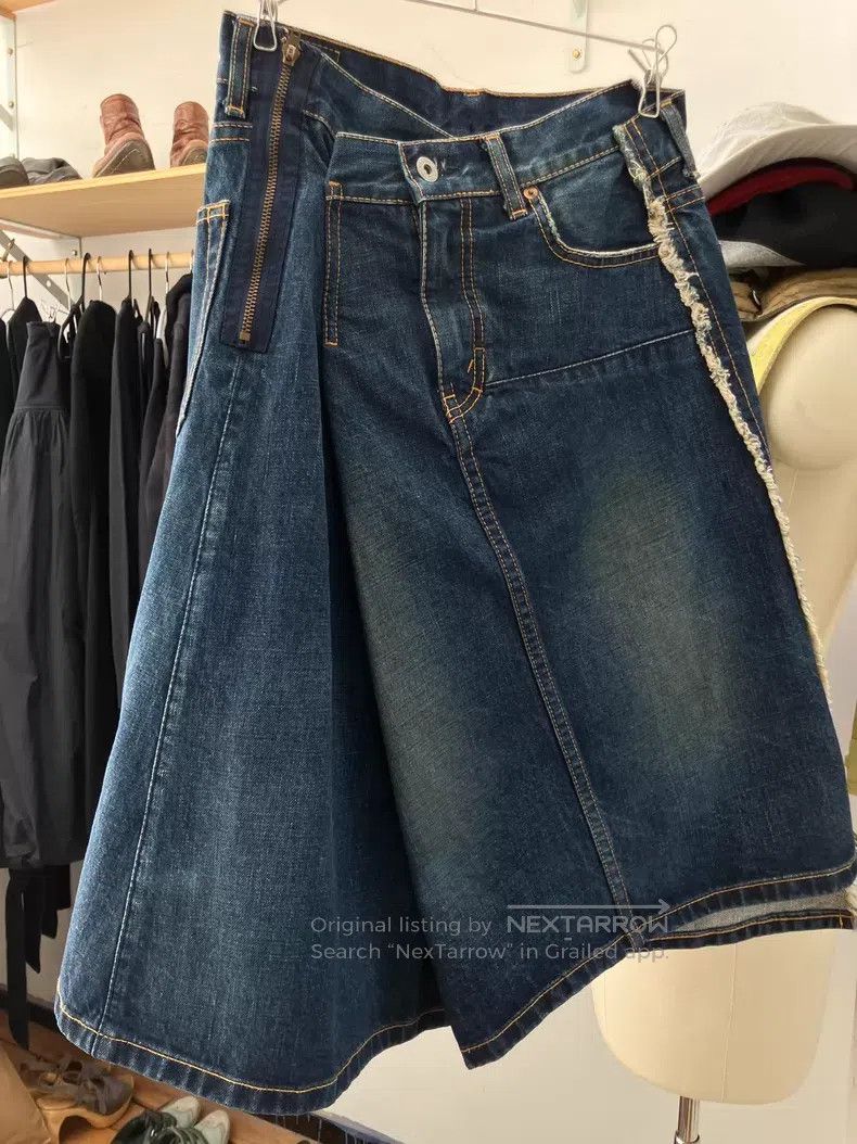 Junya Watanabe Junya Watanabe size S Denim Skirt Size 23" - 1 Thumbnail