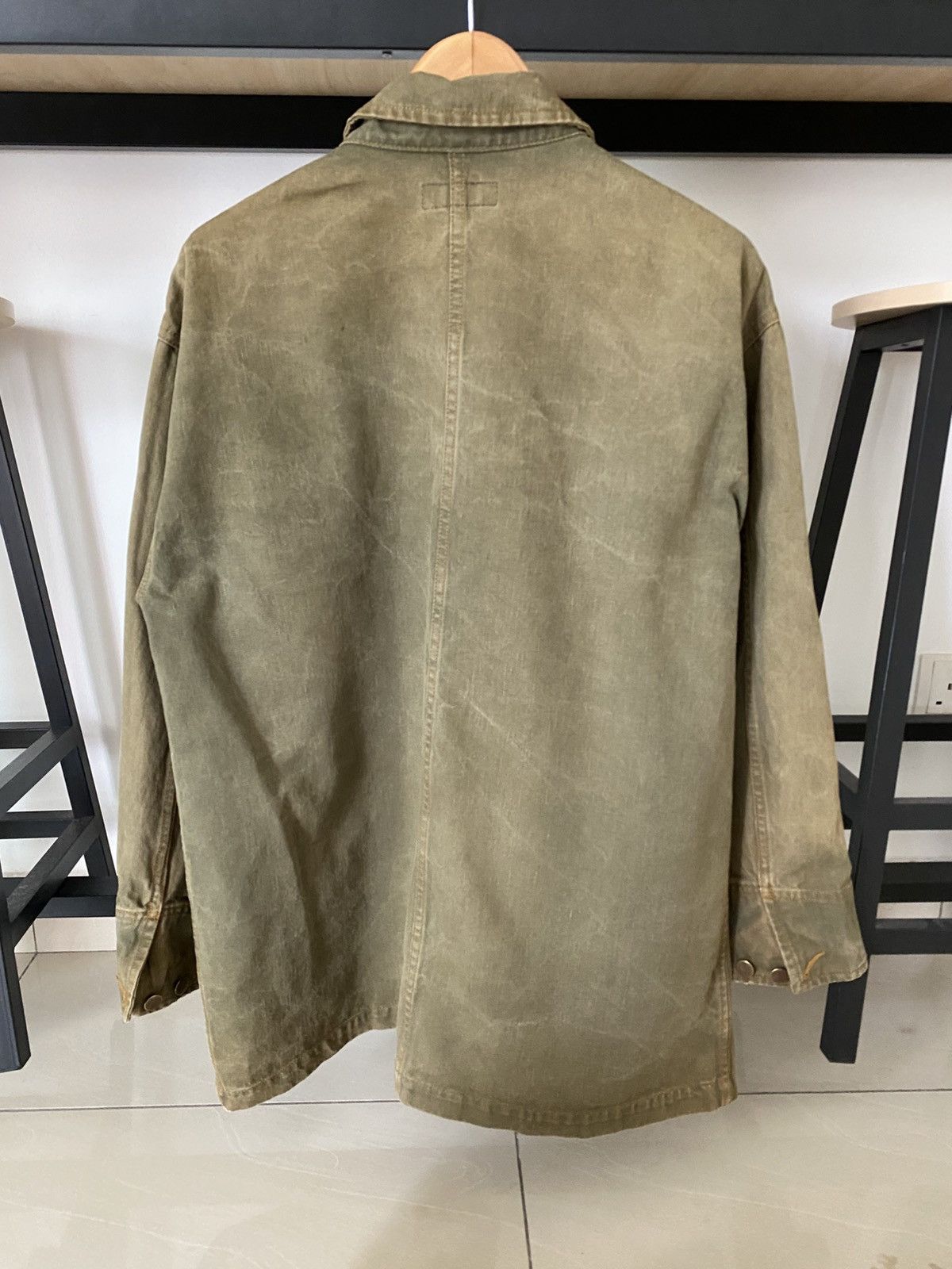 If Six Was Nine × Japanese Brand DOPE🔥Vtg 70s PUNe 🇯🇵 Made Denim 4 Pockets Chore Jacket Size US XL / EU 56 / 4 - 13 Thumbnail