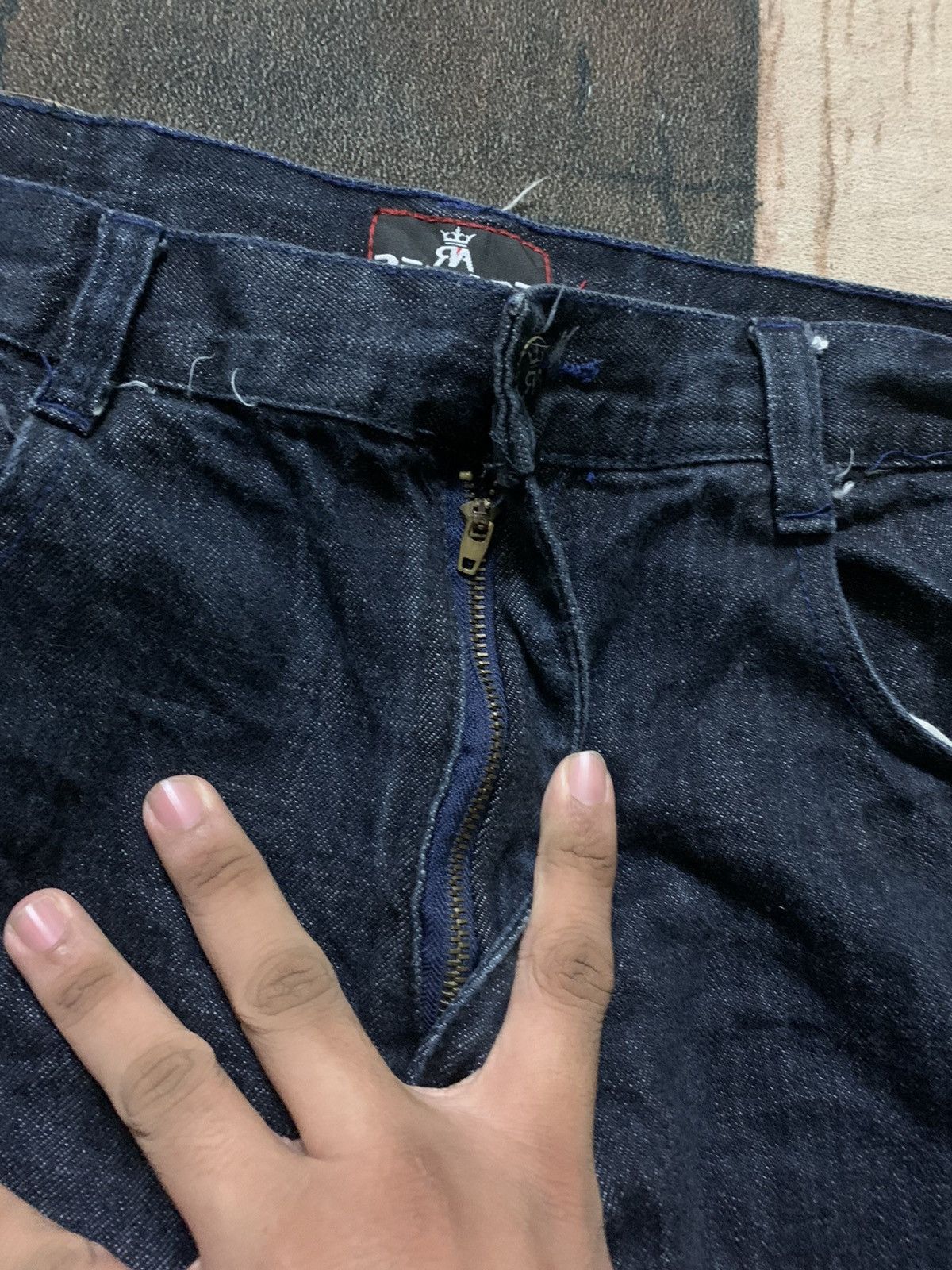 Affliction × JNCO CRAZY BAGGY red ape jeans with sick backhit Size US 36 / EU 52 - 6 Thumbnail