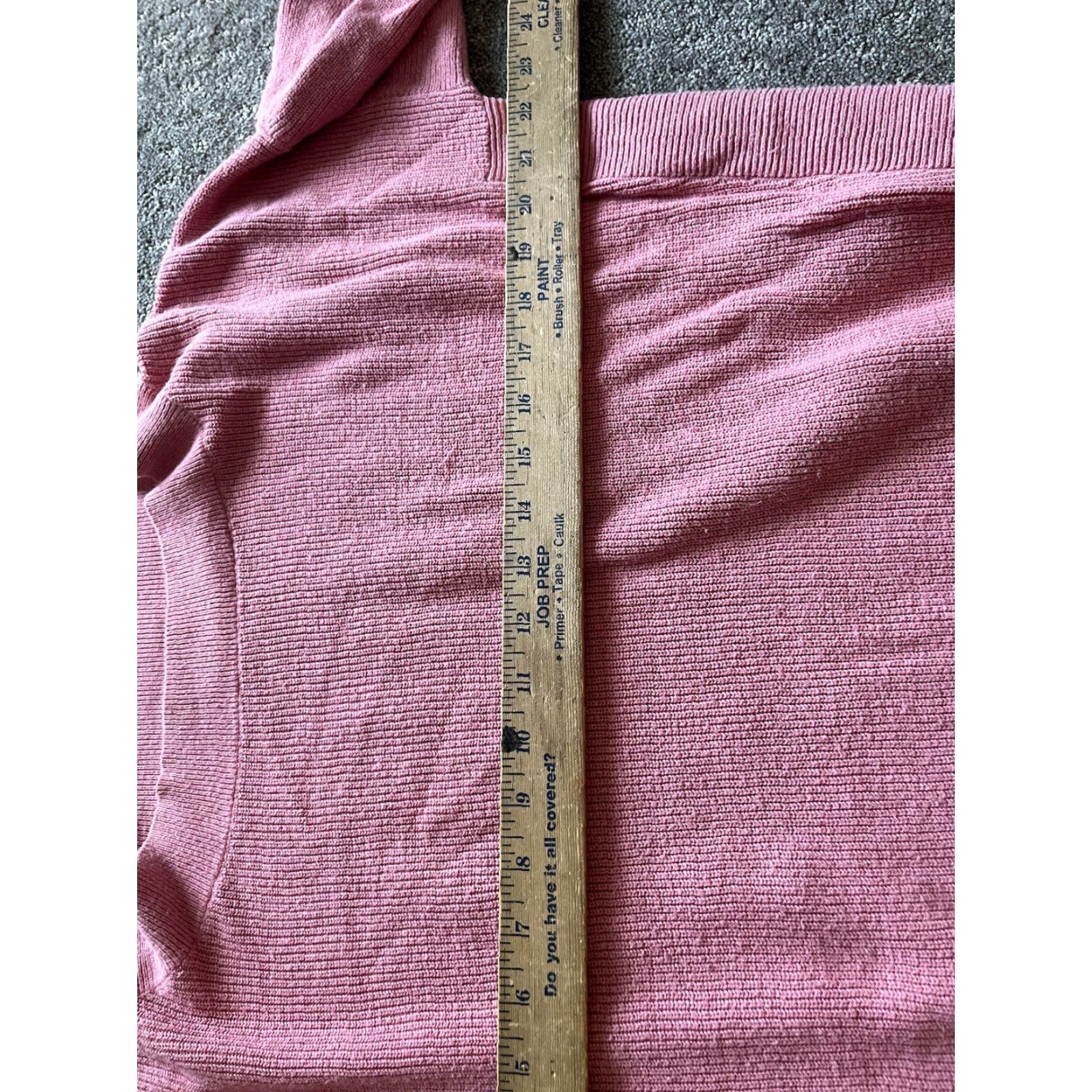 Express Express Womens Small Pink Round Neck Solid 3/4 Sleeve Sweater Top Solid Size S / US 4 / IT 40 - 4 Thumbnail