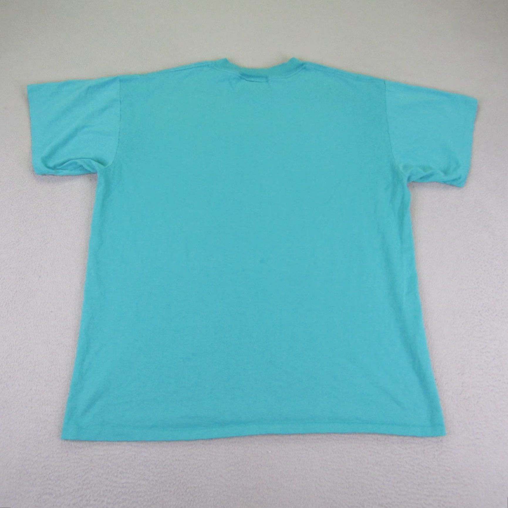 Vintage VINTAGE New Mexico Shirt Mens XL Blue Solid Cotton Blend Knit Logo T-Shirt 90s Outdoor Brainstorm? Size US XL / EU 56 / 4 - 7 Thumbnail