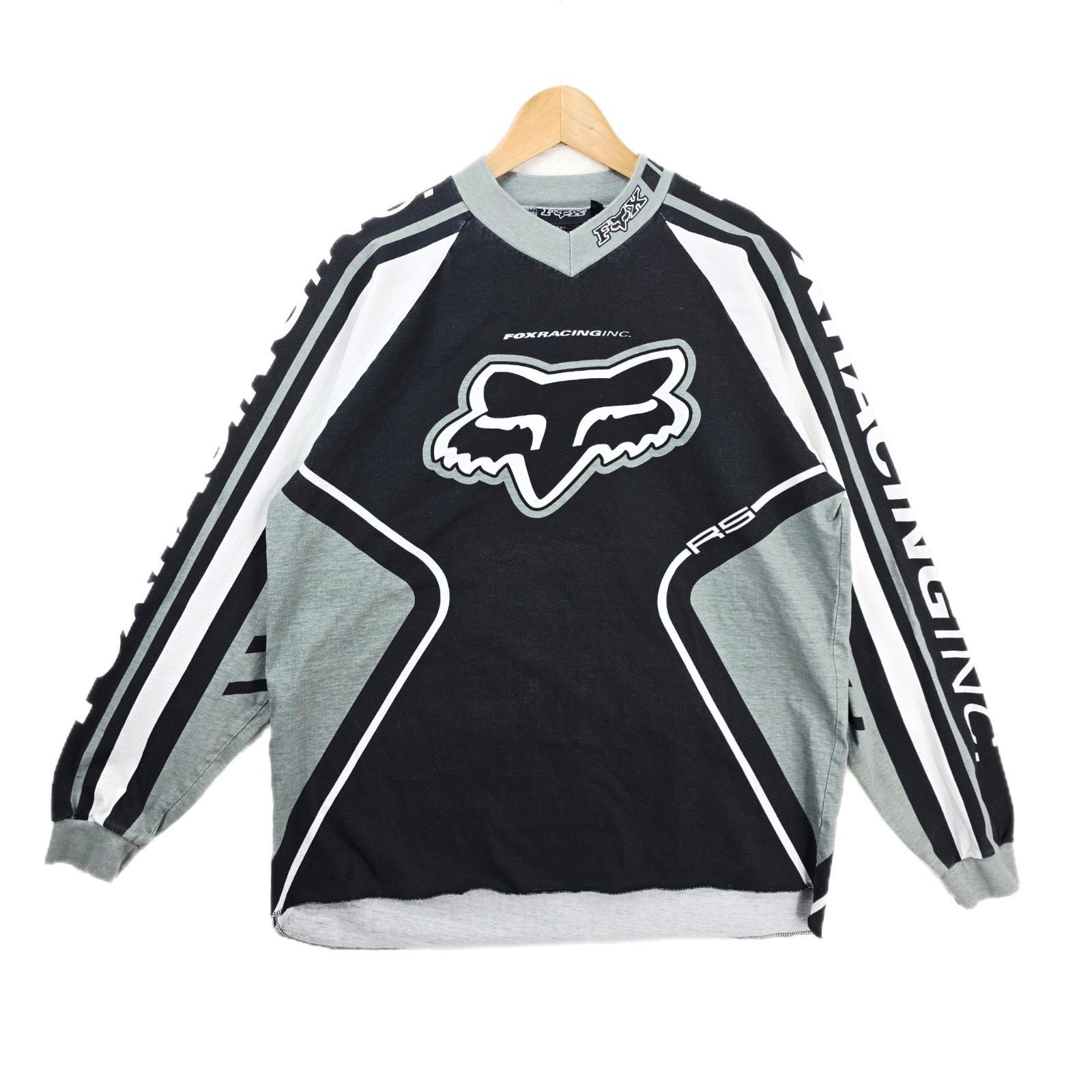 Fox Racing Vintage FOX RS Racing Motocross Dirt Bike Cotton Jersey M ...