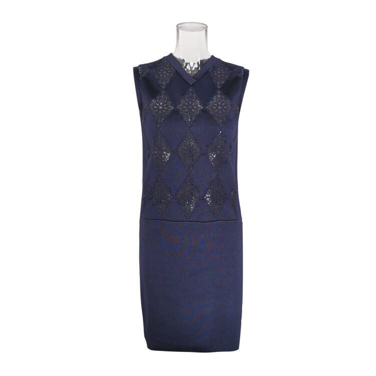 Louis Vuitton Louis Vuitton Diamond Cut-out Midi Dress Size M Size M / US 6-8 / IT 42-44 - 1 Thumbnail