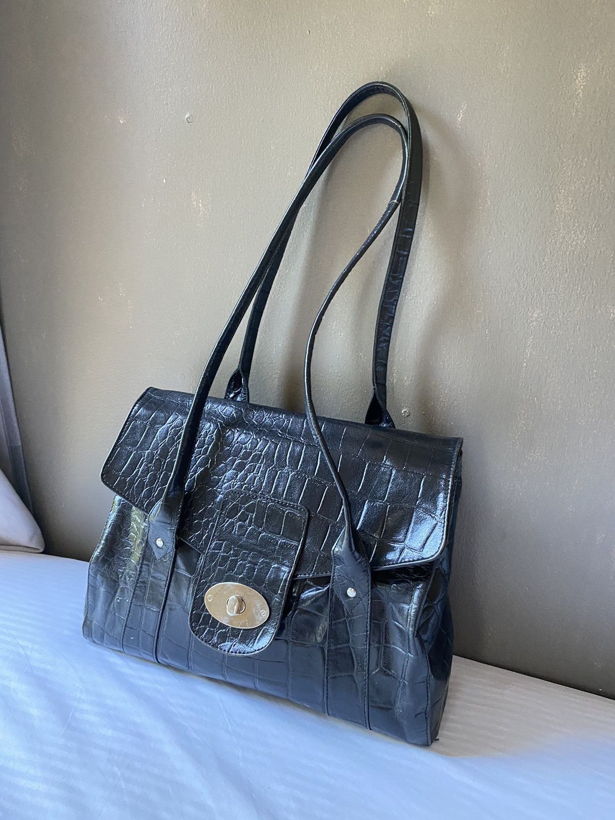 Designer × Vintage The monte Black handbag Size ONE SIZE - 2 Thumbnail