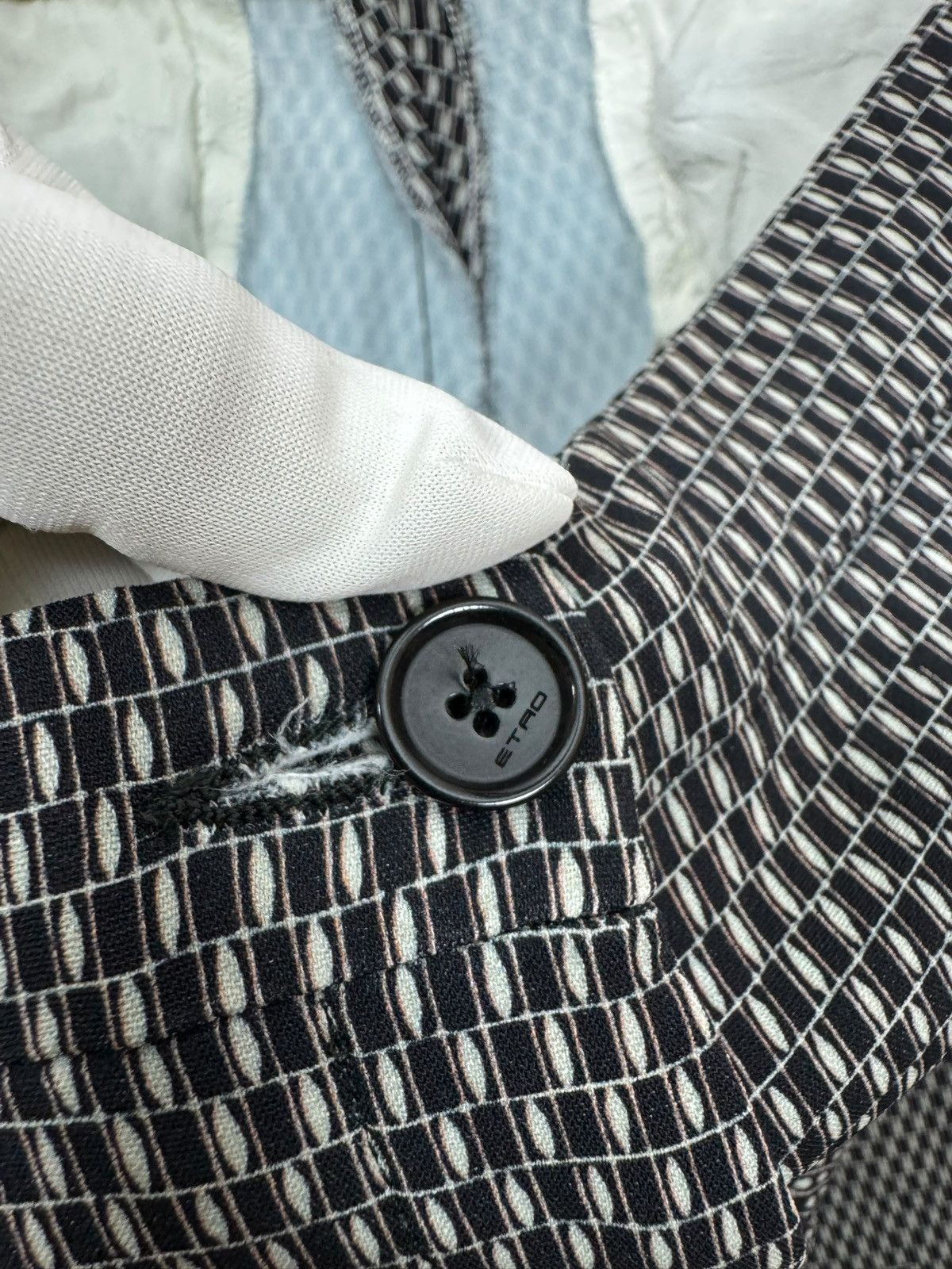 Etro Etro Milano Printed Dress Pants Viscose size 42 Size 28" / US 6 / IT 42 - 10 Thumbnail