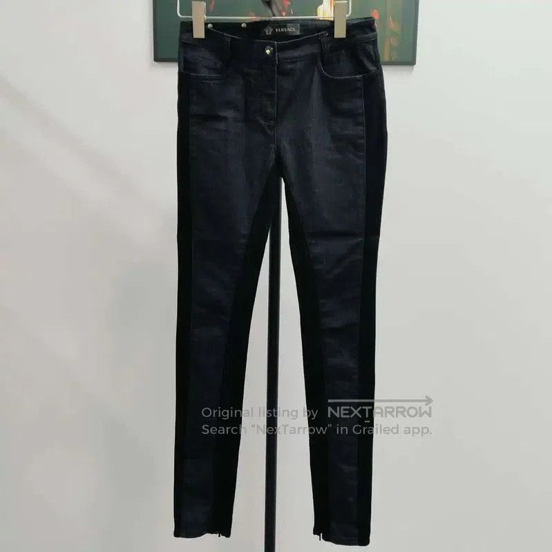 Versace Versace Women's Black Denim Pants Size M . Size 28" / US 6 / IT 42 - 1 Thumbnail