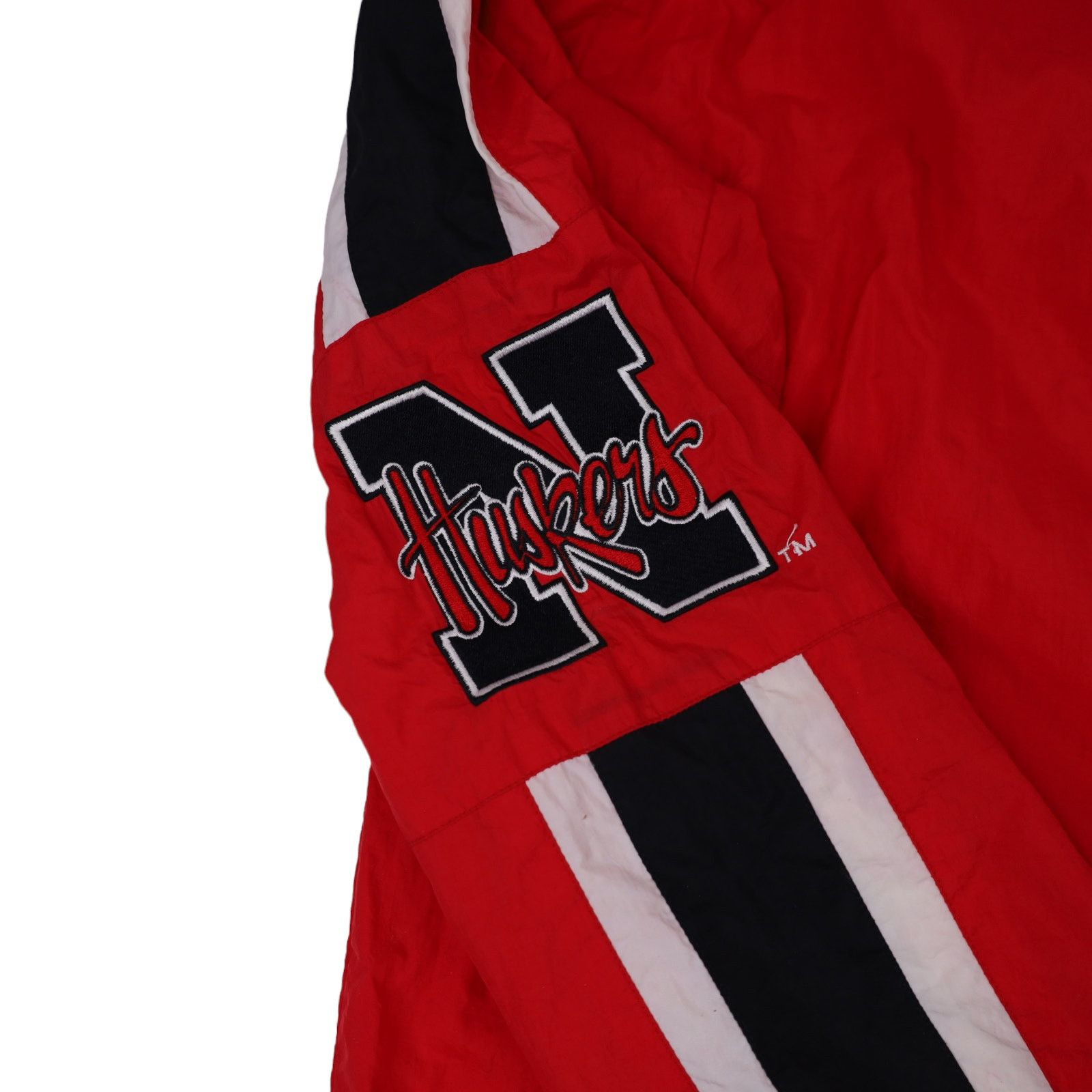 NCAA × Starter × Vintage Vintage Starter Nebraska Huskers Windbreaker Jacket Size US L / EU 52-54 / 3 - 5 Thumbnail