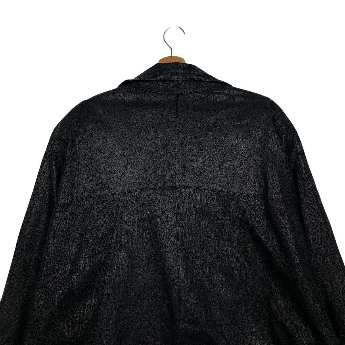 Japanese Brand 📌Vintage Bomber Leather Jacket Florence Italy Issey Miyake Size US M / EU 48-50 / 2 - 10 Thumbnail