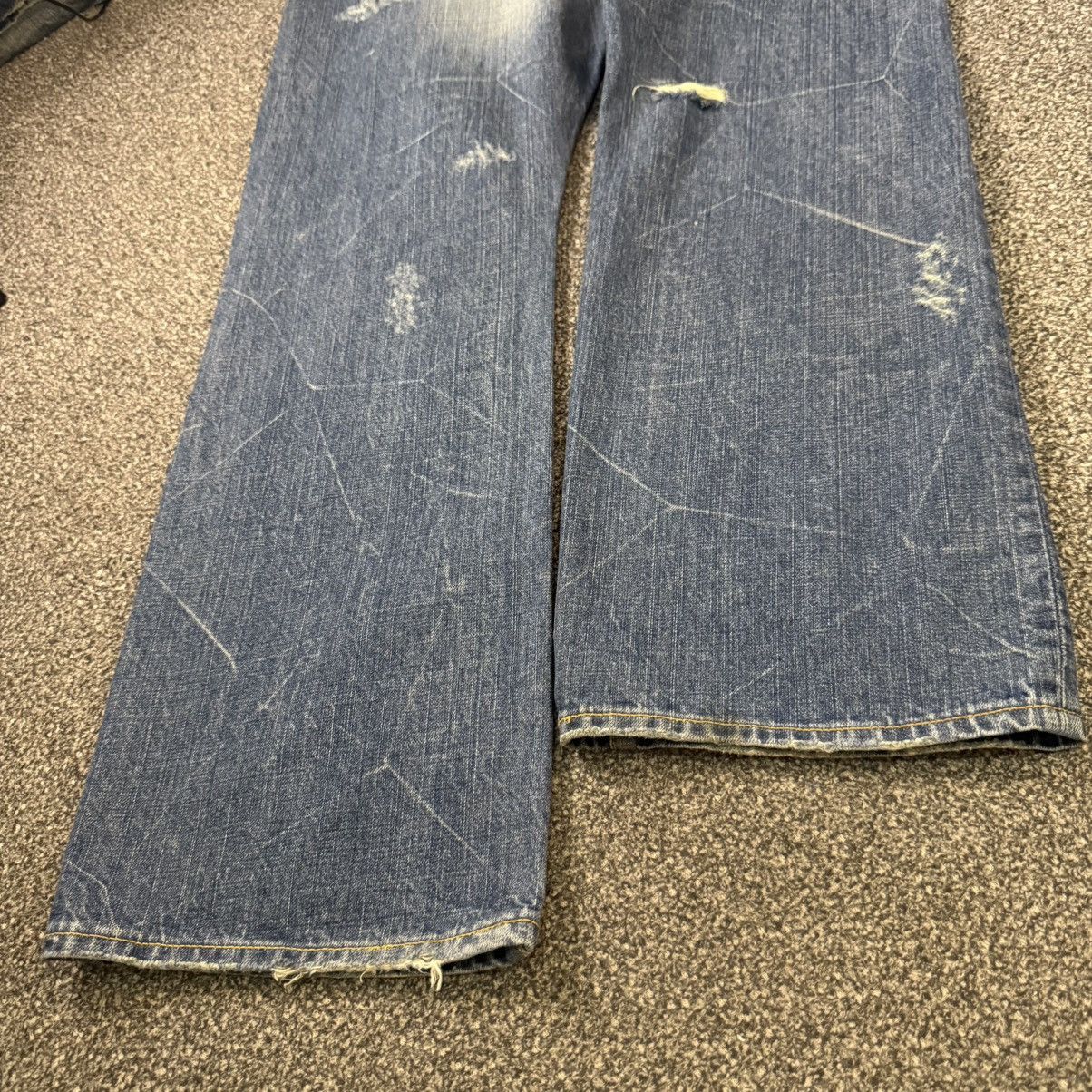 14th Addiction 🔥🇯🇵 Japanese Distressed Archival Co&Lu Denim Size US 33 - 7 Thumbnail