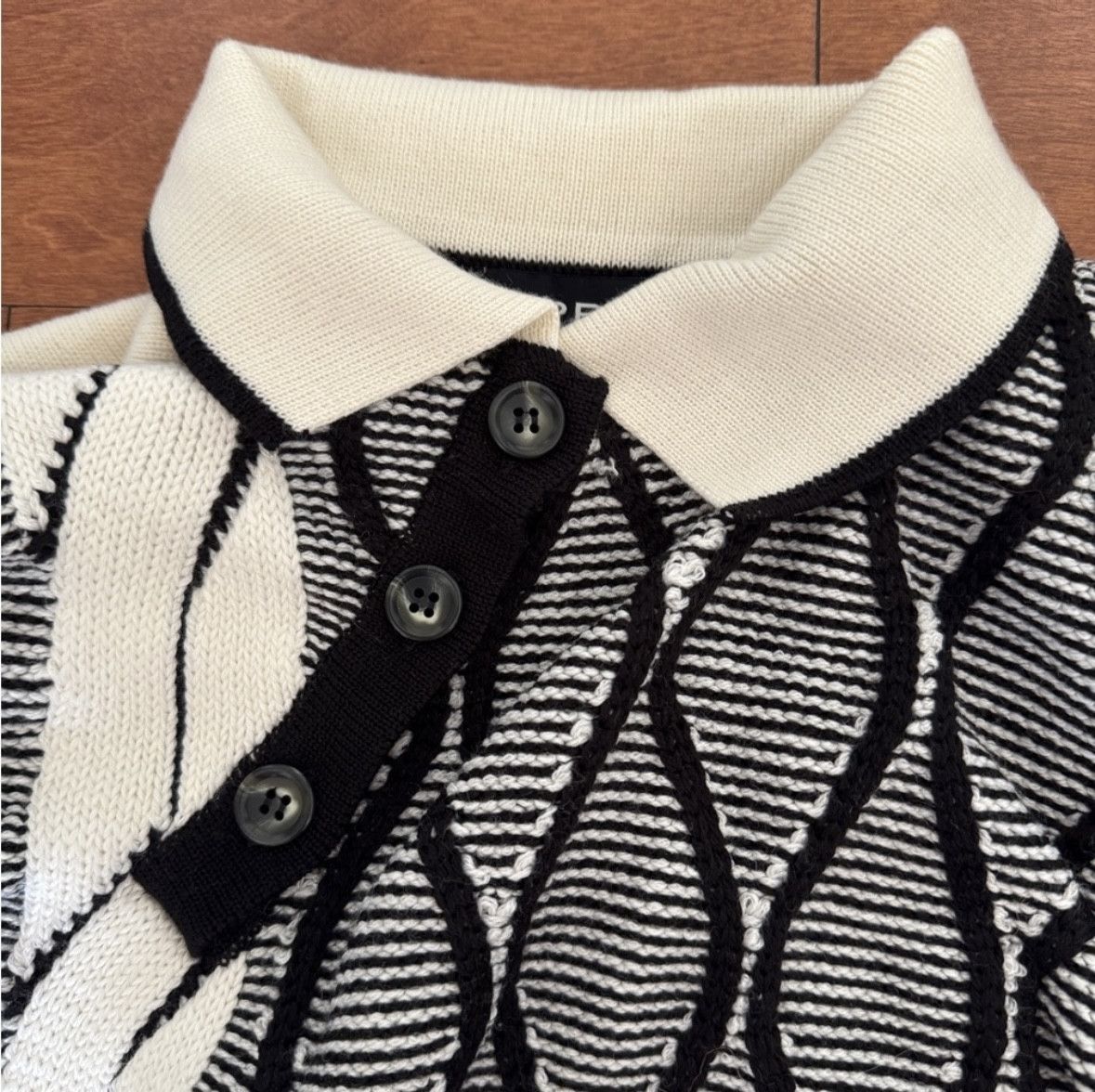 Y/Project F/W 2020 Twisted Argyle Sweater Dress Size XS / US 0-2 / IT 36-38 - 4 Thumbnail