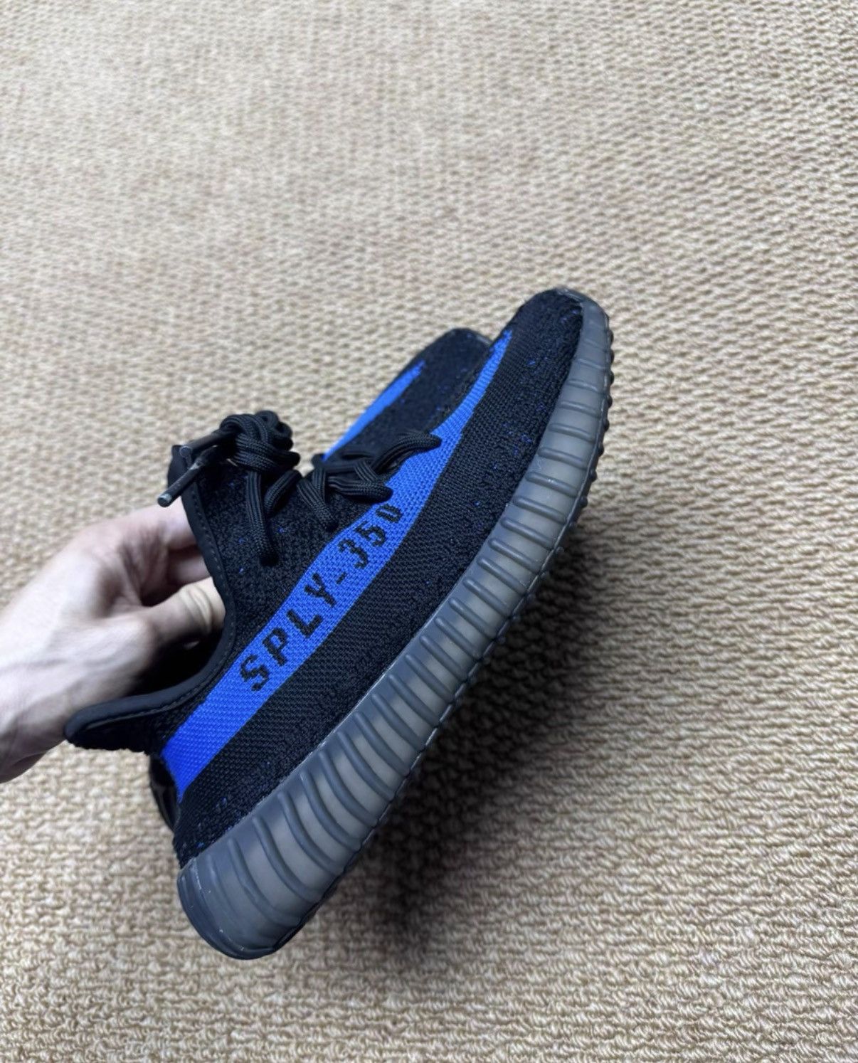 Adidas Adidas Yeezy 350 Black Blue K37 Size US 8.5 / IT 38.5 - 7 Thumbnail
