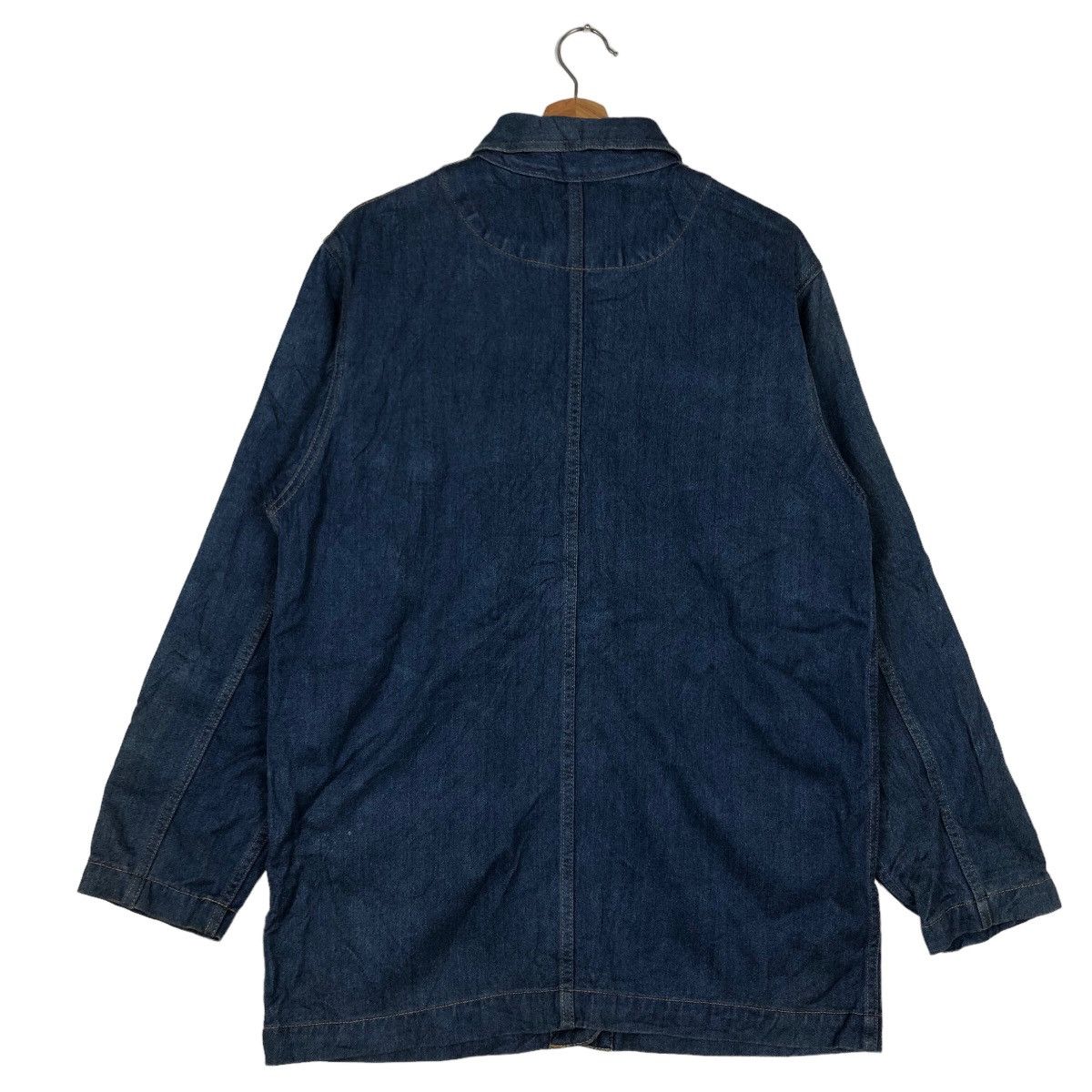 Japanese Brand 🔥Chore Work Denim Jacket Lovelivelife Issey Miyake Design Size US XL / EU 56 / 4 - 8 Thumbnail