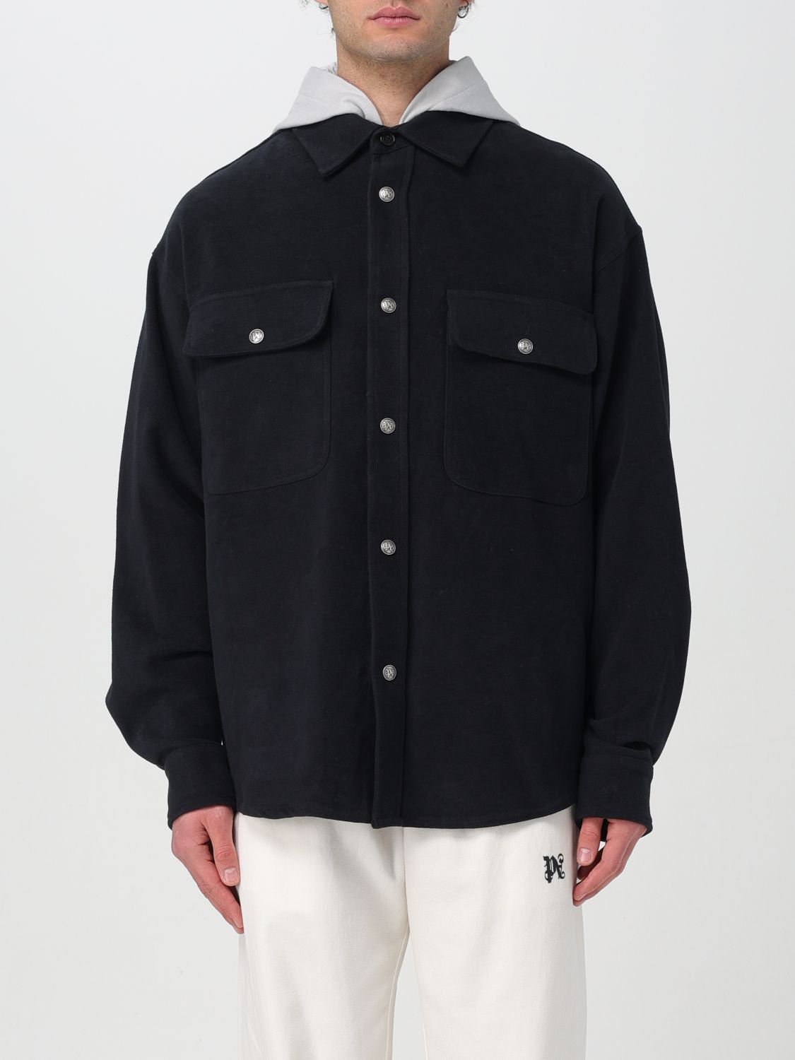 image of Palm Angels Shirt Men Black (Size XS)
