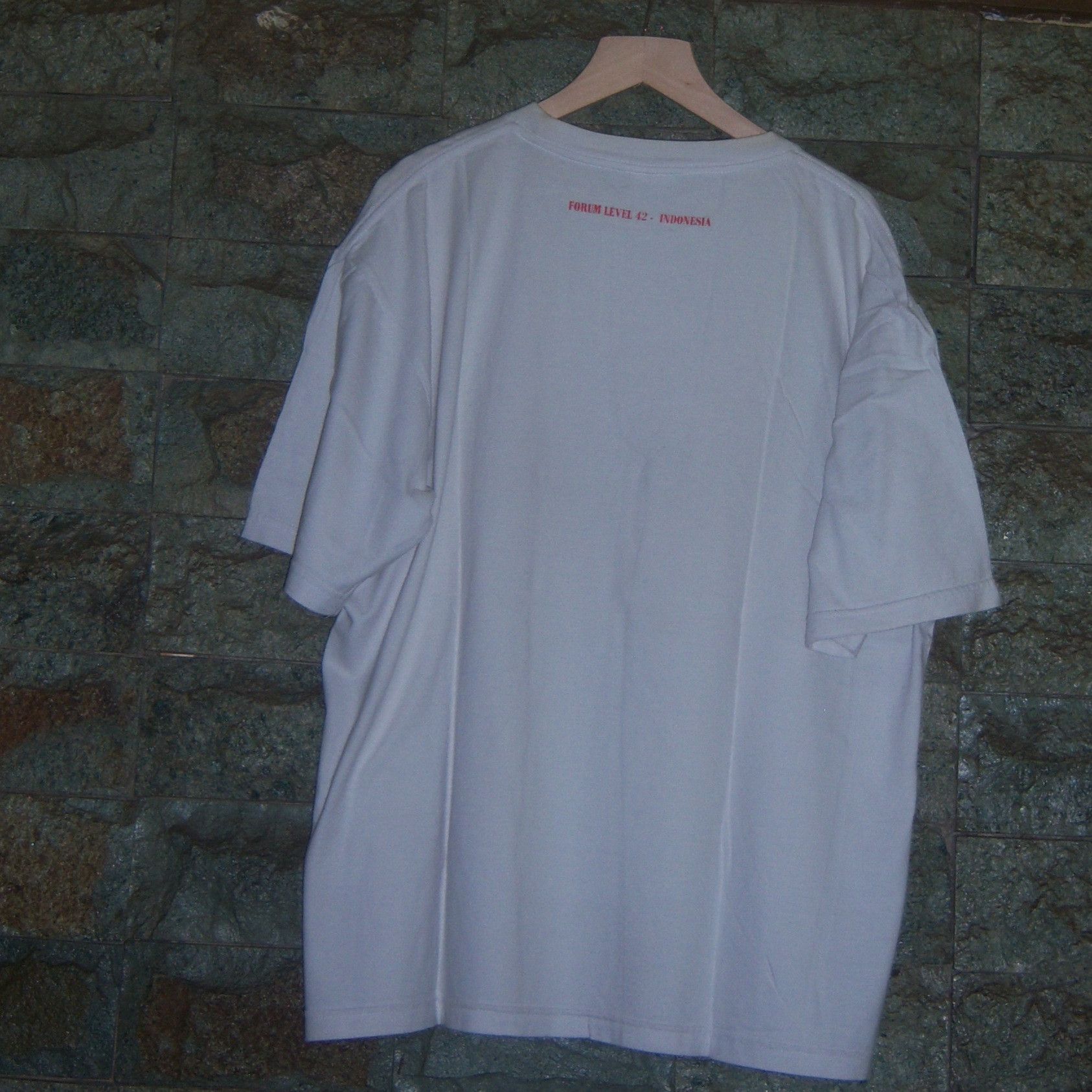 Band Tees Late 90s Level 42 Indonesian Fans Club Size US L / EU 52-54 / 3 - 5 Thumbnail