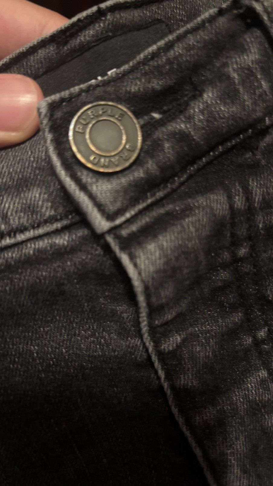 Purple Brand P001 Black Overspray Size US 29 - 6 Thumbnail