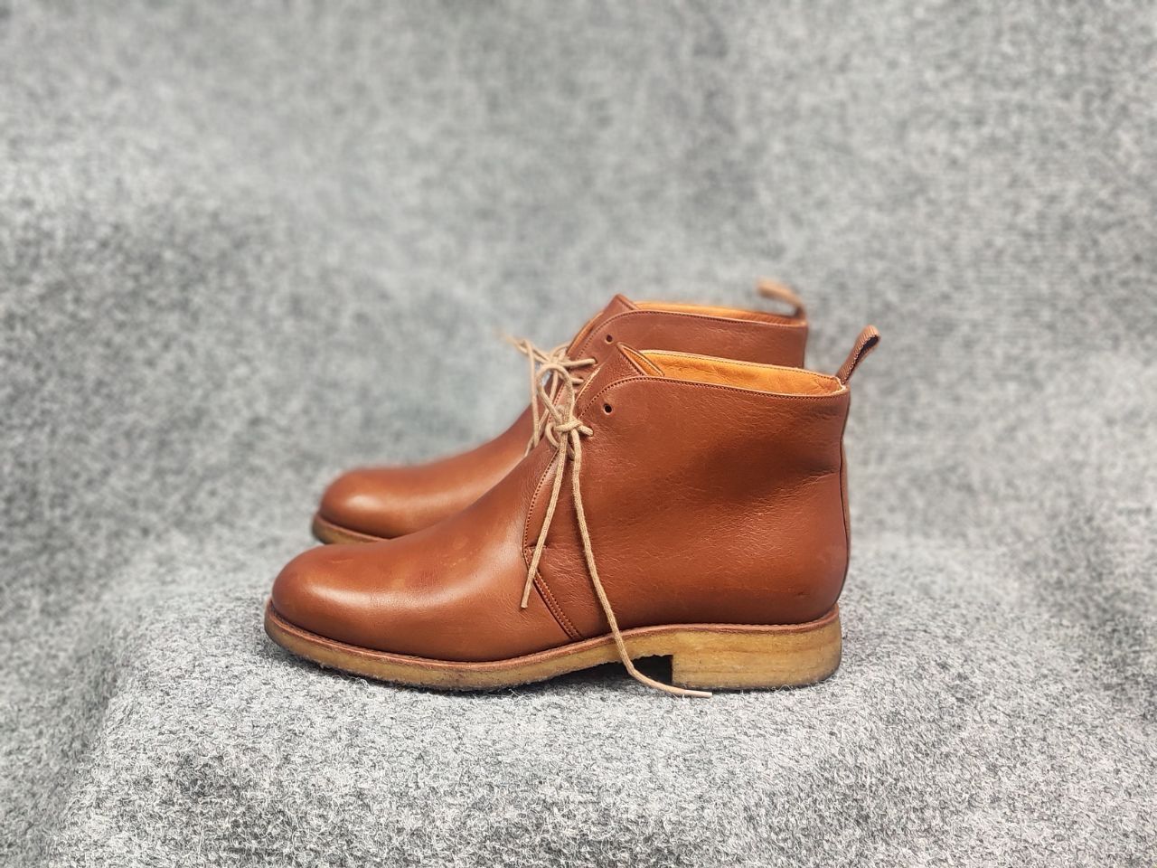 Carmina Carmina Design leather chukka boots Lace Handmade Shoes Size US 5.5 / IT 35.5 - 8 Thumbnail