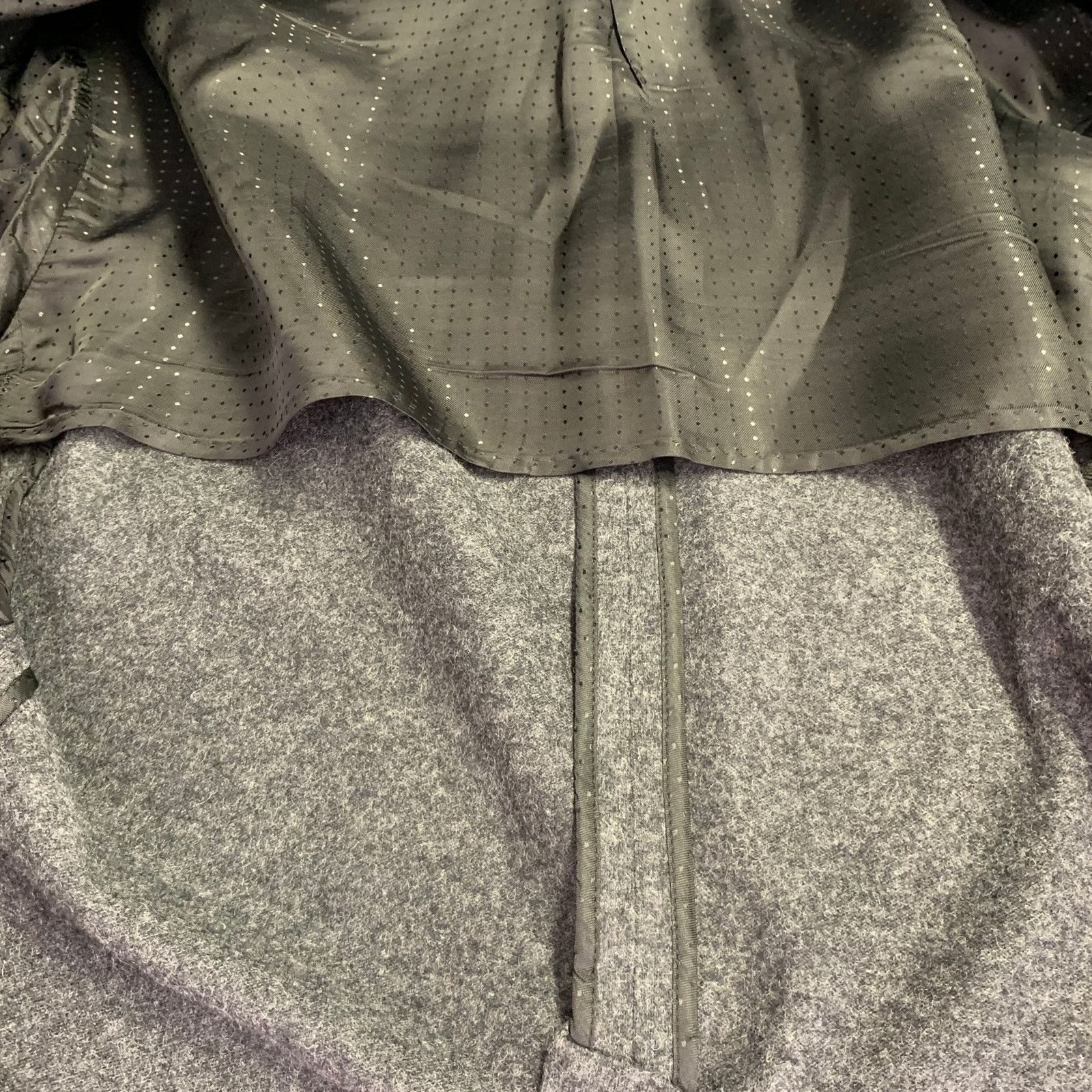 Dolce & Gabbana Size 40 Long Grey Two Toned Virgin Wool Blend Sport Coat Size 40R - 6 Thumbnail