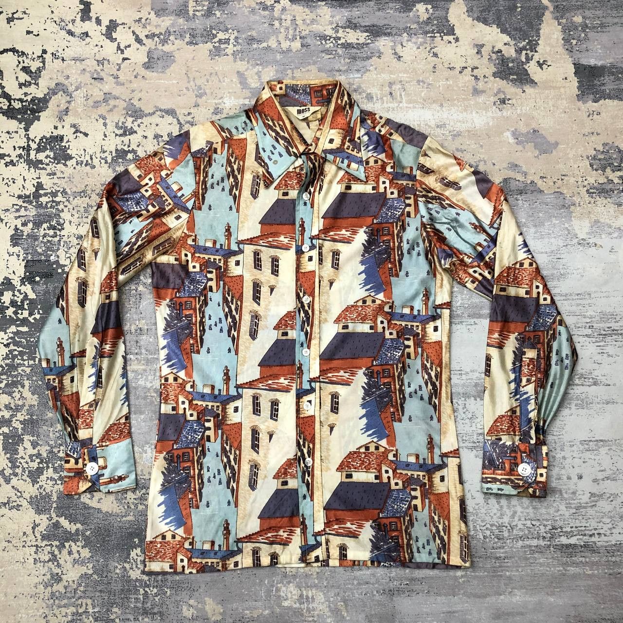 Moss T161 VTG MOSS X SHIRTMAKER FULLPRINT SHIRTS Size US M / EU 48-50 / 2 - 3 Thumbnail