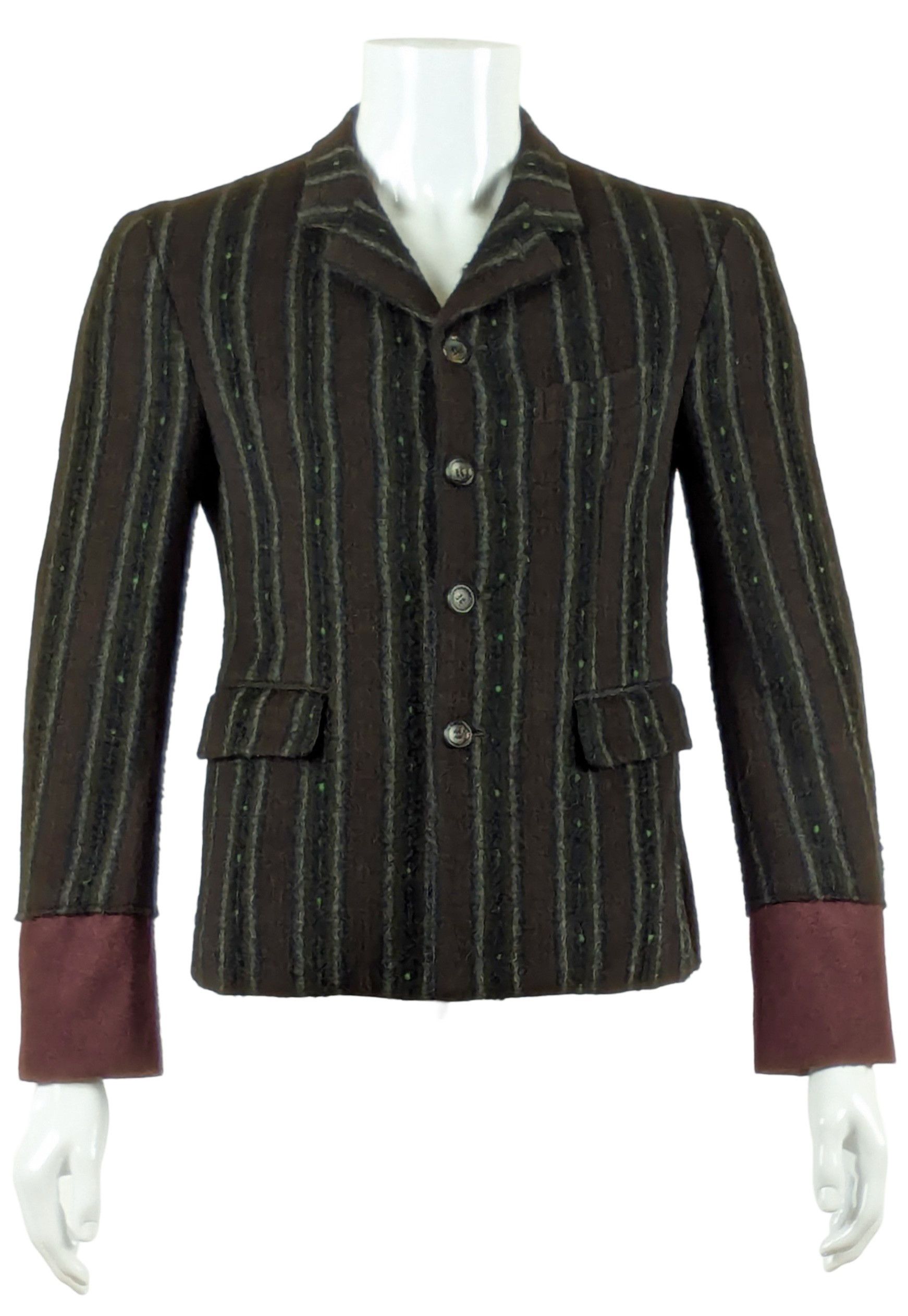 CDG Back Belted Jacket