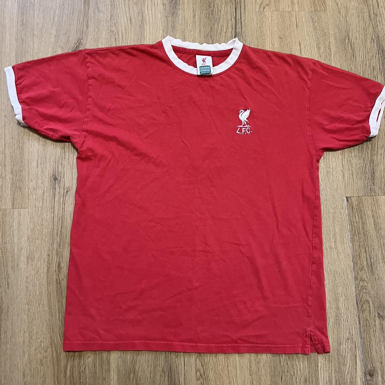 Other Liverpool FC red and white t-shirt Score Draw Vintage Size US XL / EU 56 / 4 - 1 Thumbnail