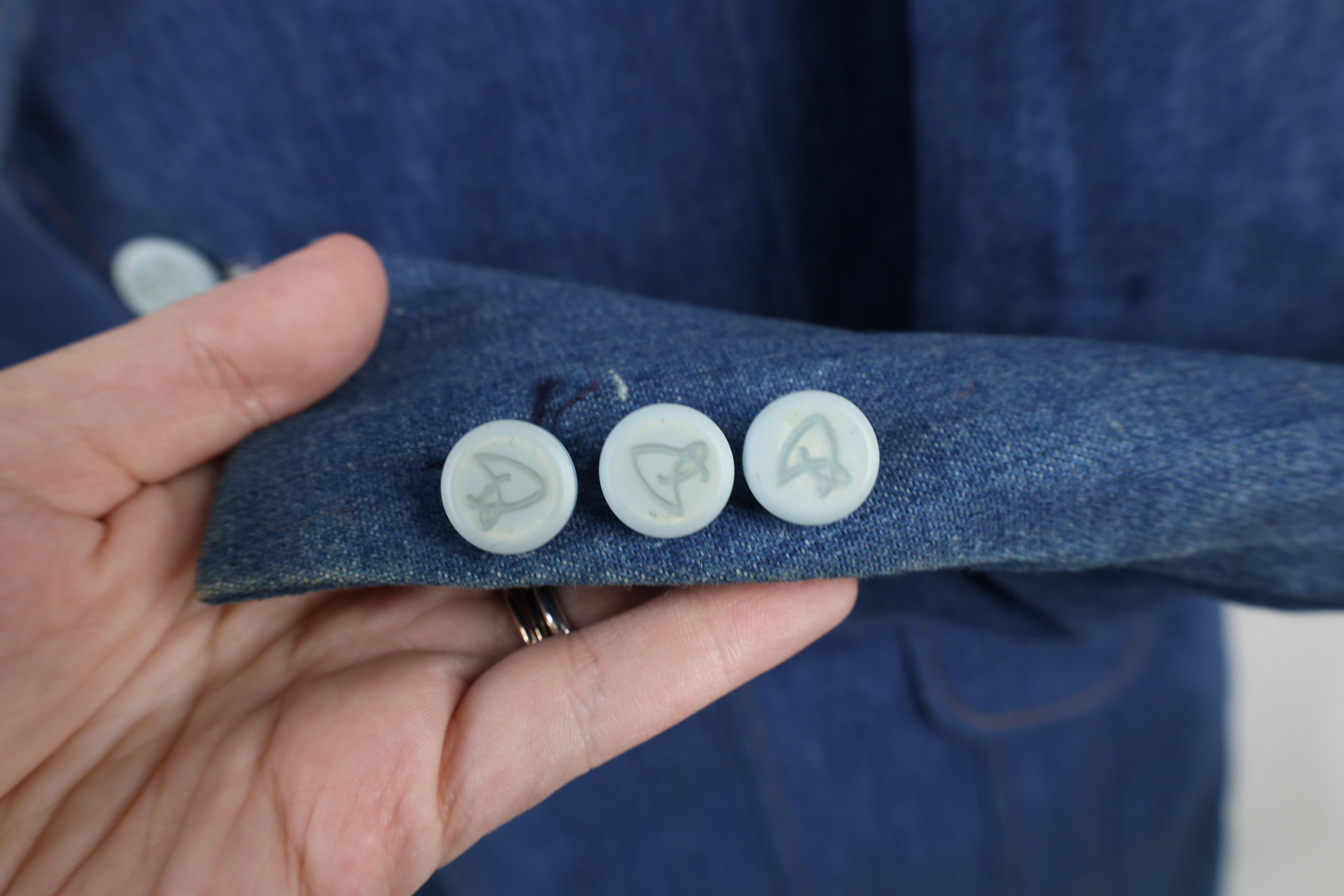 Vintage Vintage 70s Streetwear Denim Jean Blazer Suit Jacket USA Size US XL / EU 56 / 4 - 6 Thumbnail