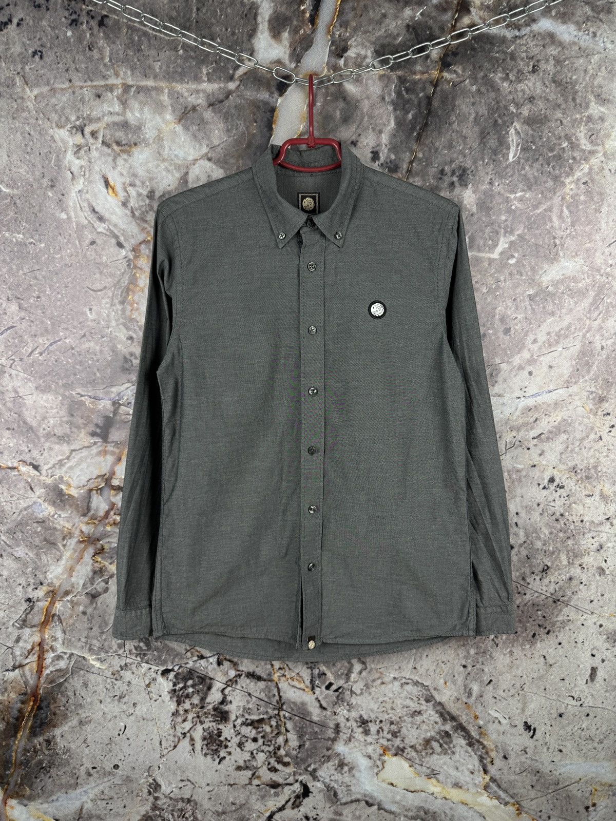 Pretty Green Men’s Pretty Green Shirt Button Up Long Sleeve Streetwear Size US S / EU 44-46 / 1 - 1 Thumbnail